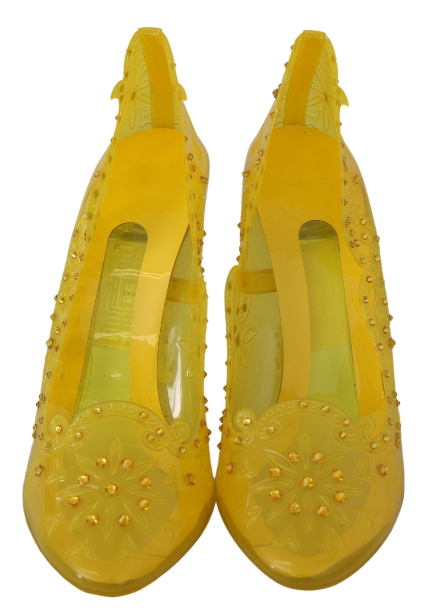 Dolce & Gabbana  Jelly Heels Yellow