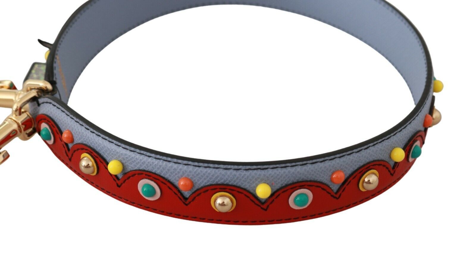 Dolce & Gabbana Elegant Multicolor Leather Shoulder Men's Strap