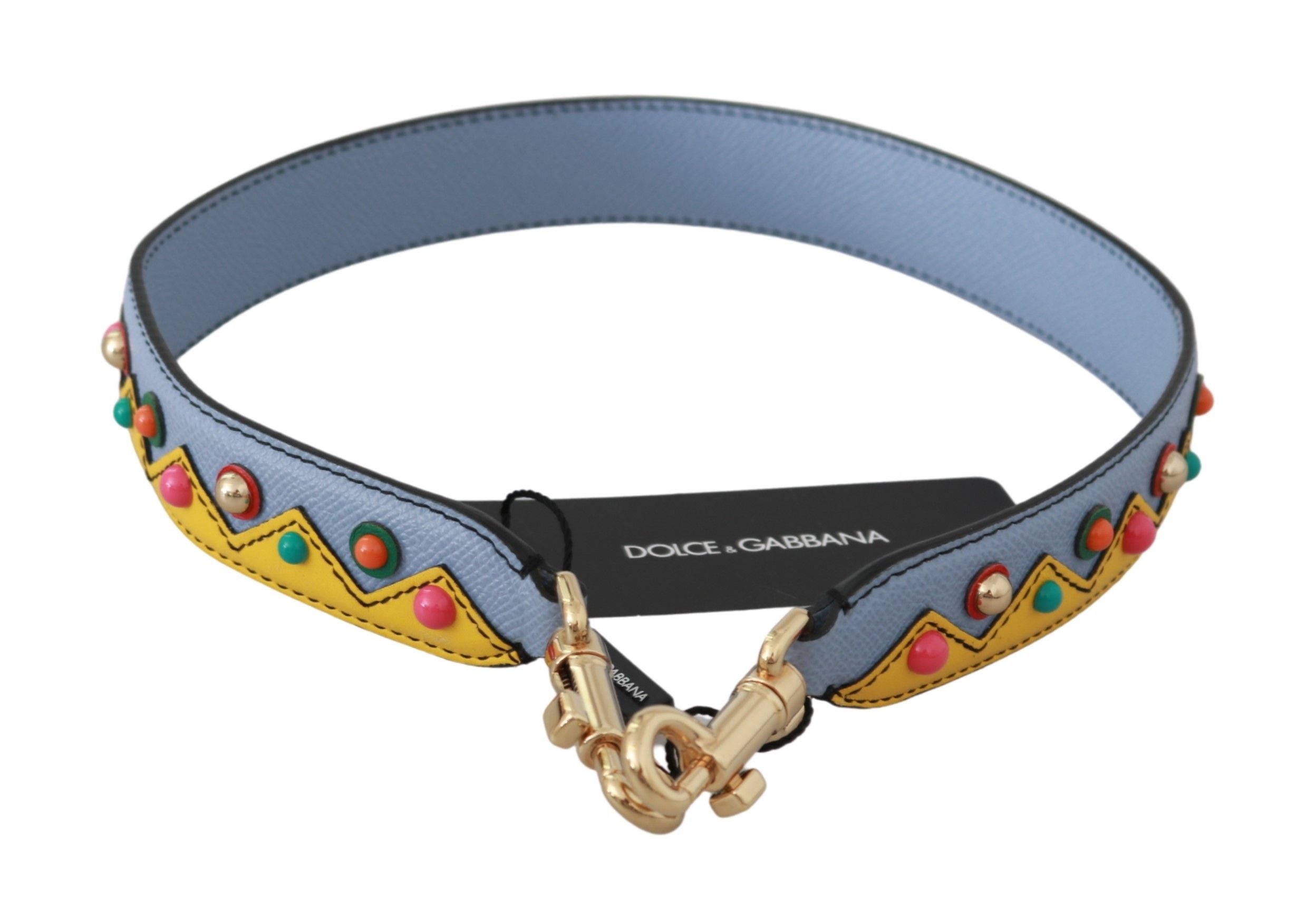 Dolce & Gabbana Multicolor Leather Shoulder Strap Women's Accessory