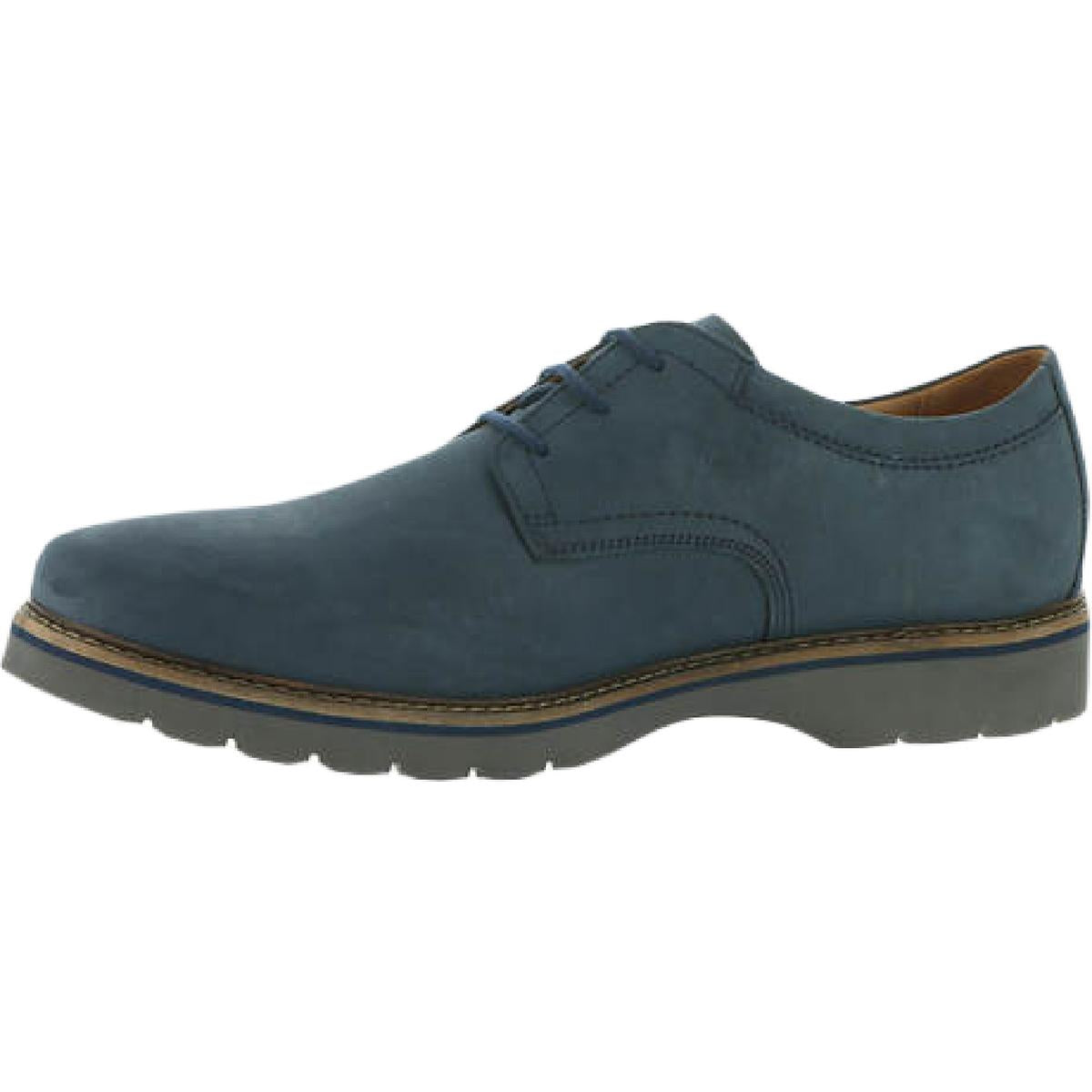 Bayhill Plain Mens Leather Comfort Insole Lace-Up Shoes