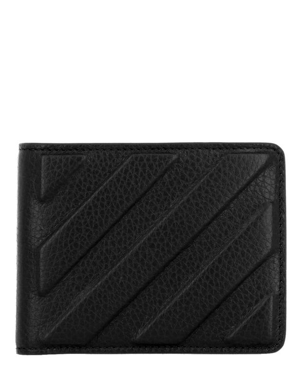 logo-stamp leather wallet