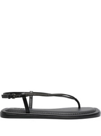 Brunello Cucinelli Women's Slingback Buckled Sandals In Black1