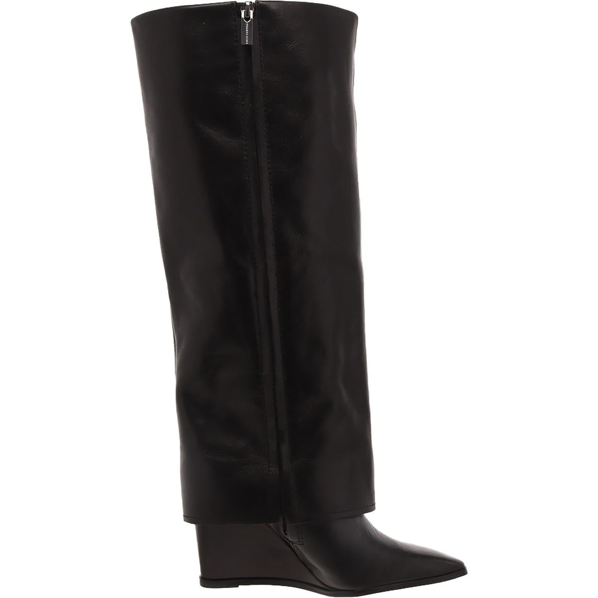 Tibani 2 Womens Leather Cuffed Knee-High Boots