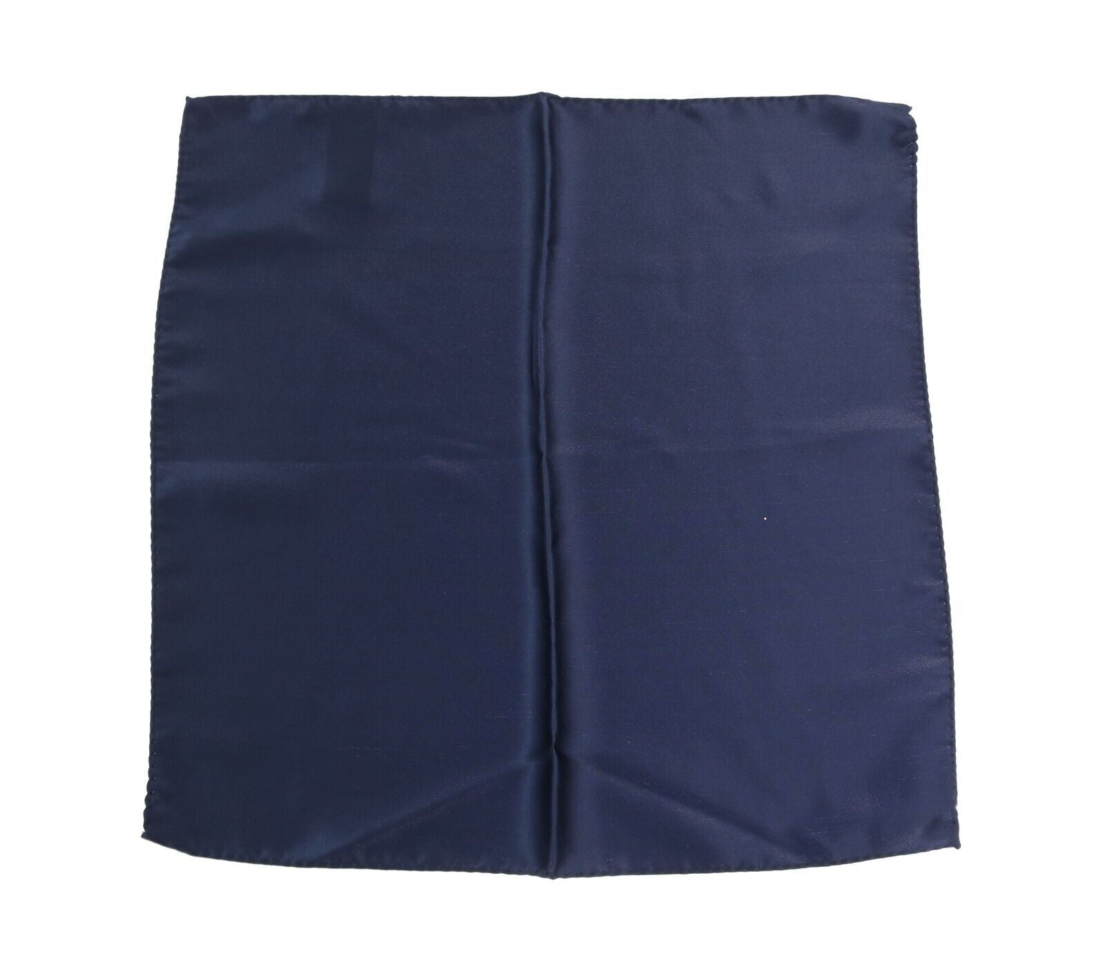 Dolce & Gabbana Elegant Silk Pocket Square in Lustrous Men's Blue