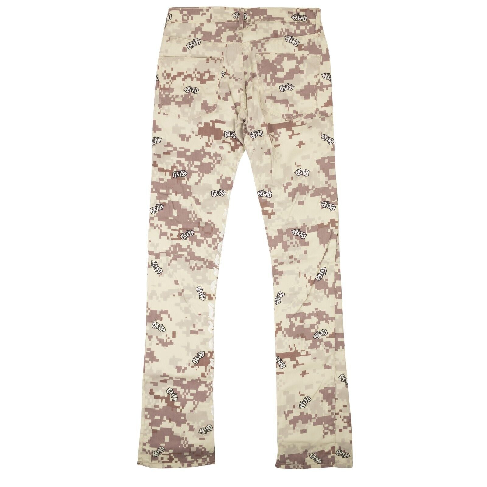 VLONE Beige Digi Camo 5 Pocket Jeans3