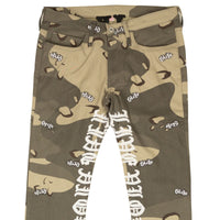 VLONE Beige Green Desert Camo Dice 5 Pocket Jeans2