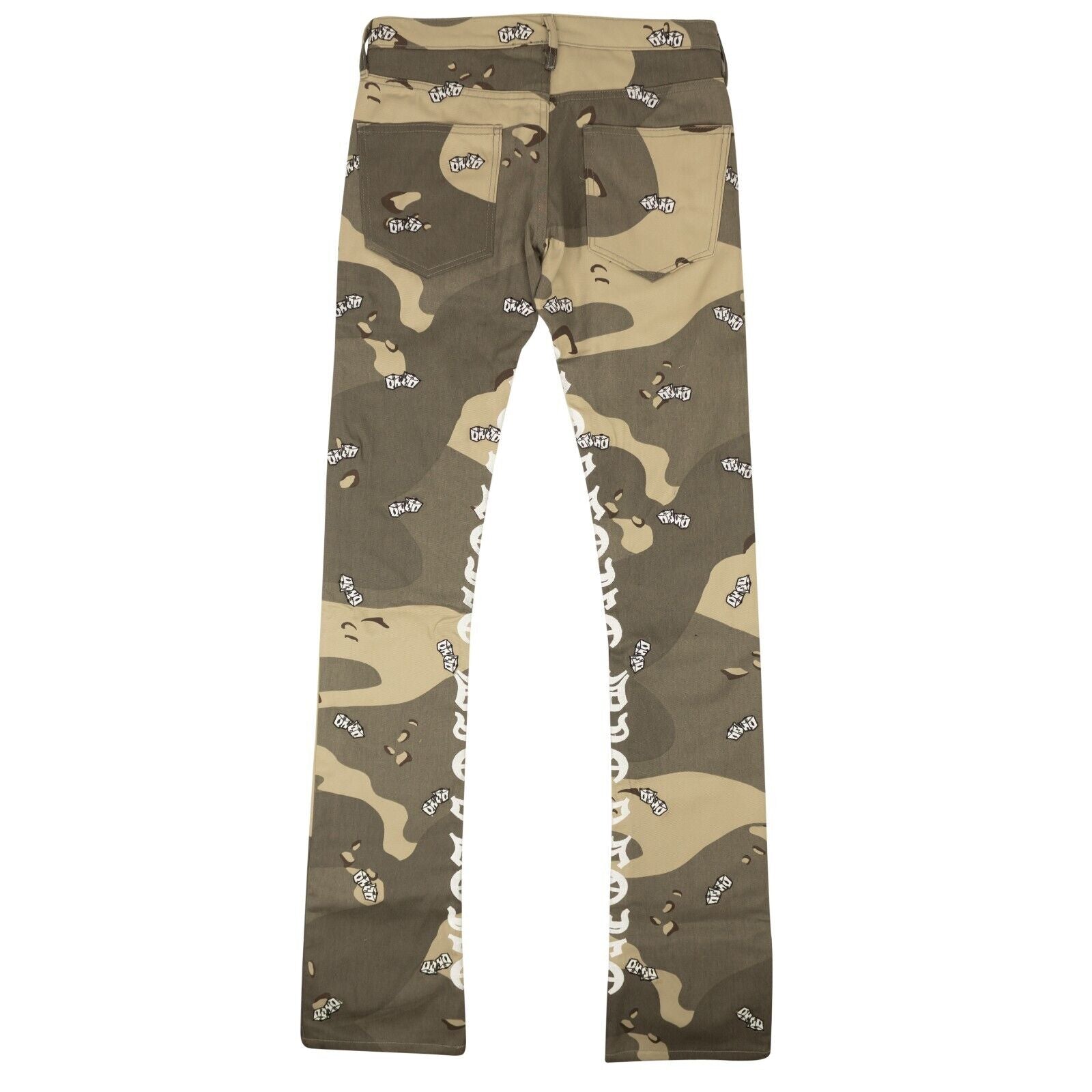 VLONE Beige Green Desert Camo Dice 5 Pocket Jeans3