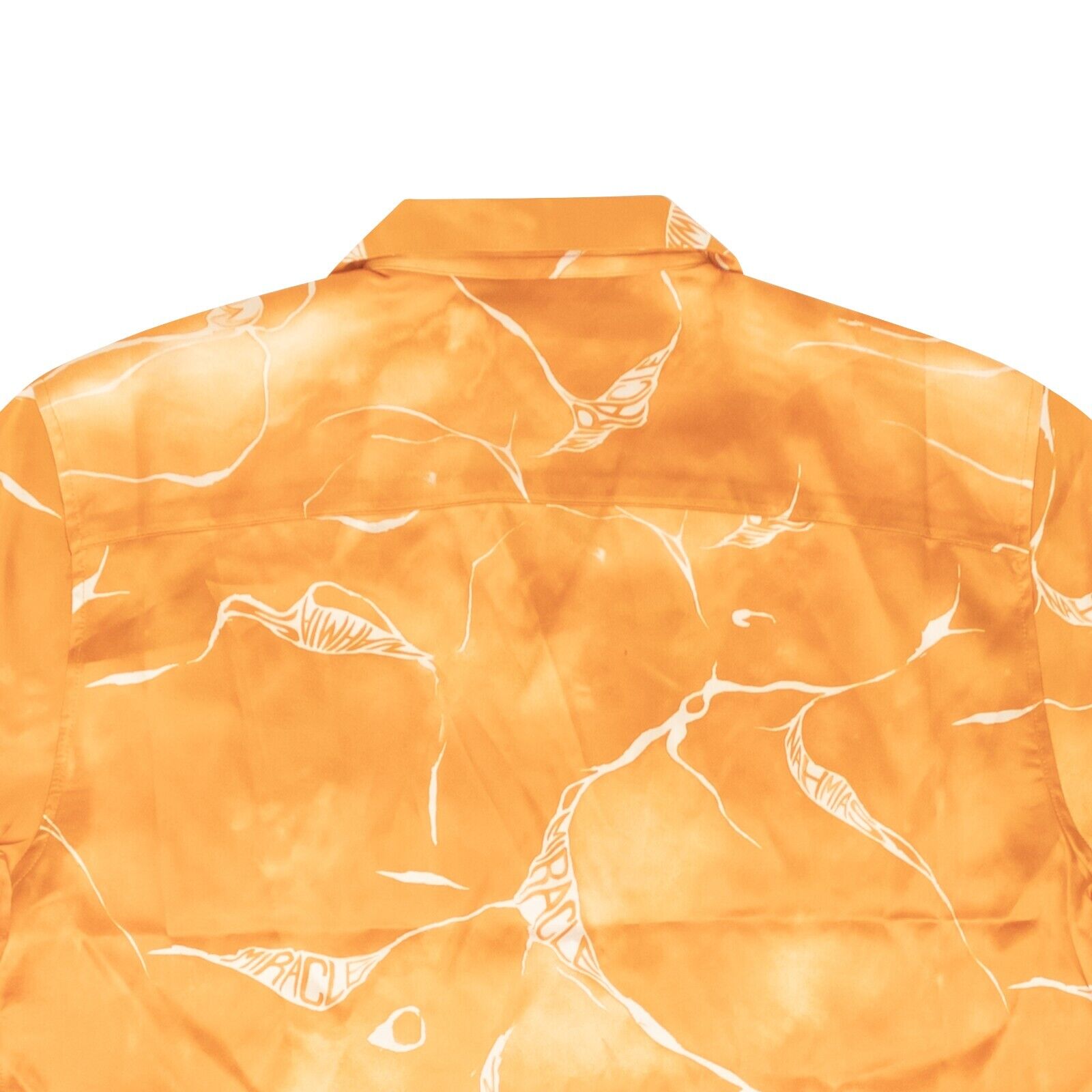 NAHMIAS Orange Miracle Tie Dye Silk Button Down Shirt4