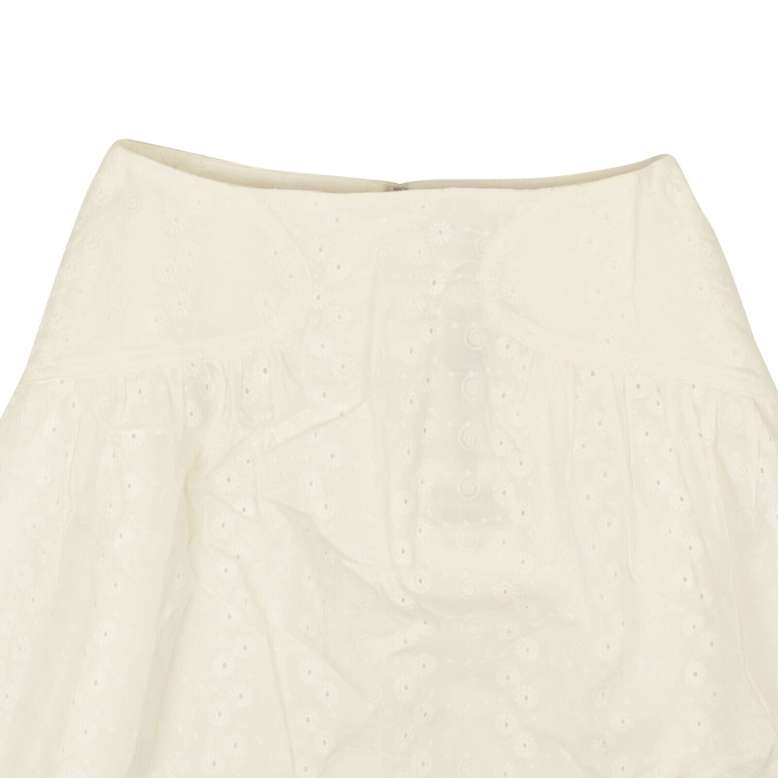 Opening Ceremony OPTIC WHITE EYELET MINI SKIRT3