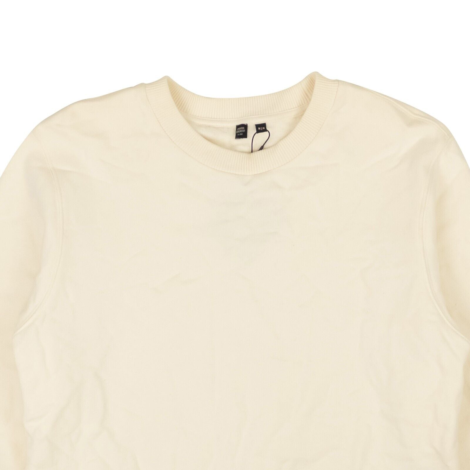 OPENING CEREMONY Cloud White Scalllop Cropped Sweatshirt3