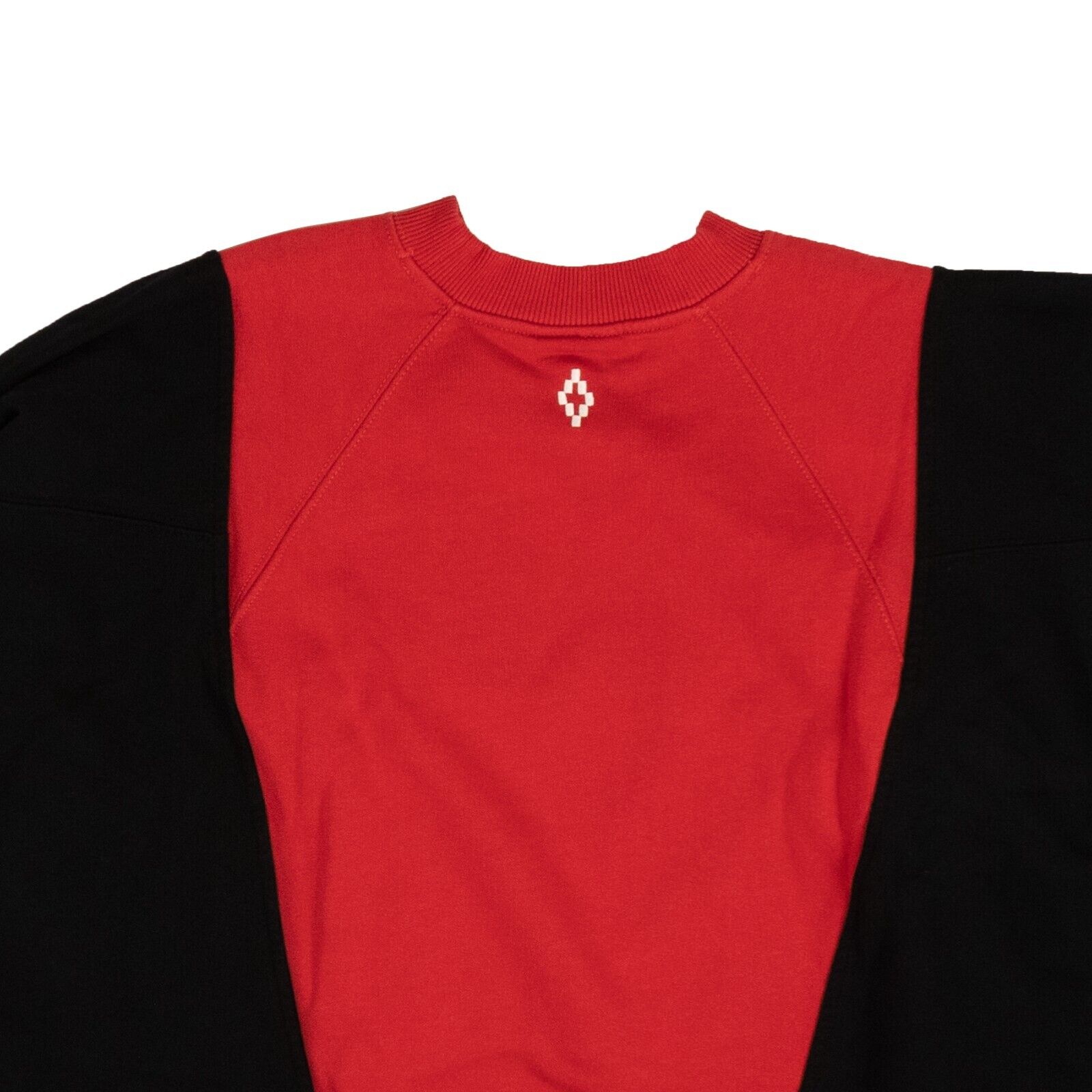 MARCELO BURLON Black & Red Block Color Over Crewneck4