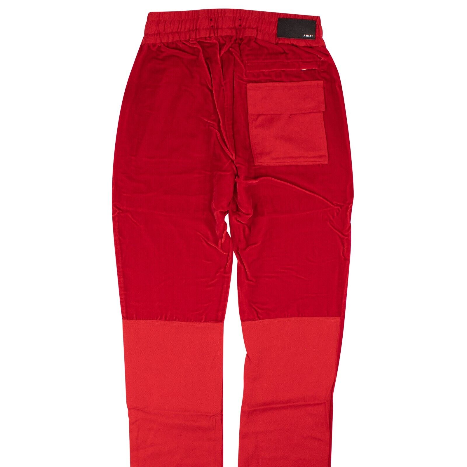 AMR-XBTM-0103/M S0M09104VE_RED Red Amiri Velvet Commando Patch Pants5