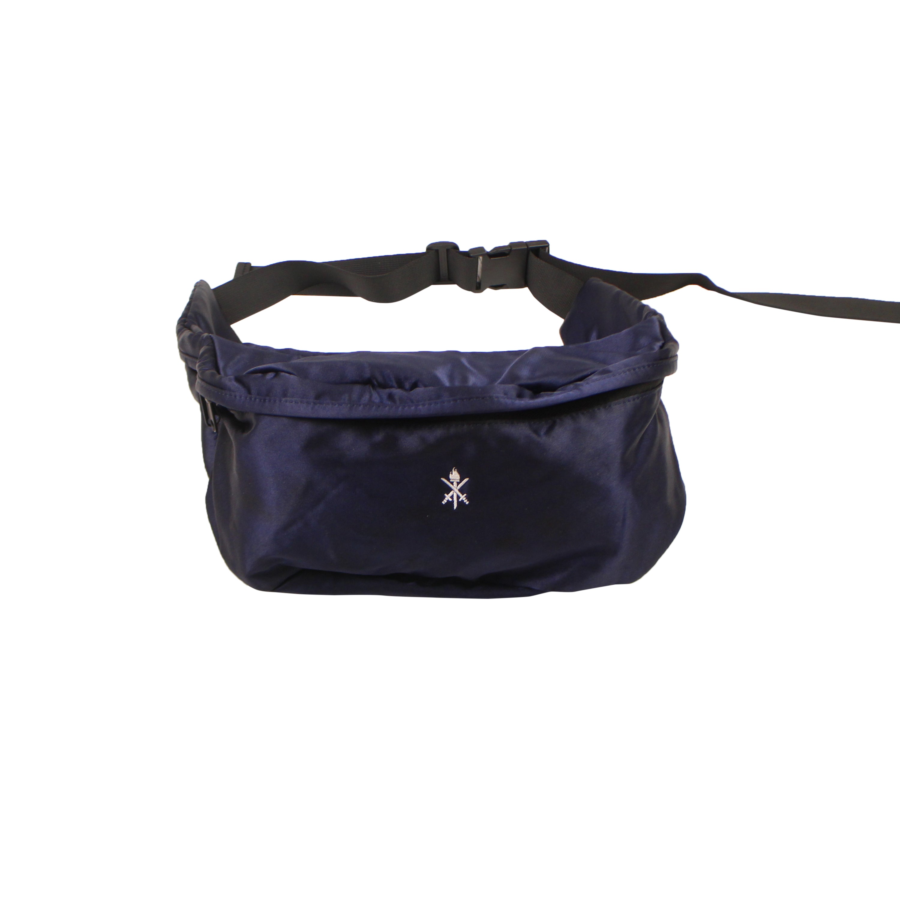 OPENING CEREMONY Navy Satin Classic Fanny Pack1