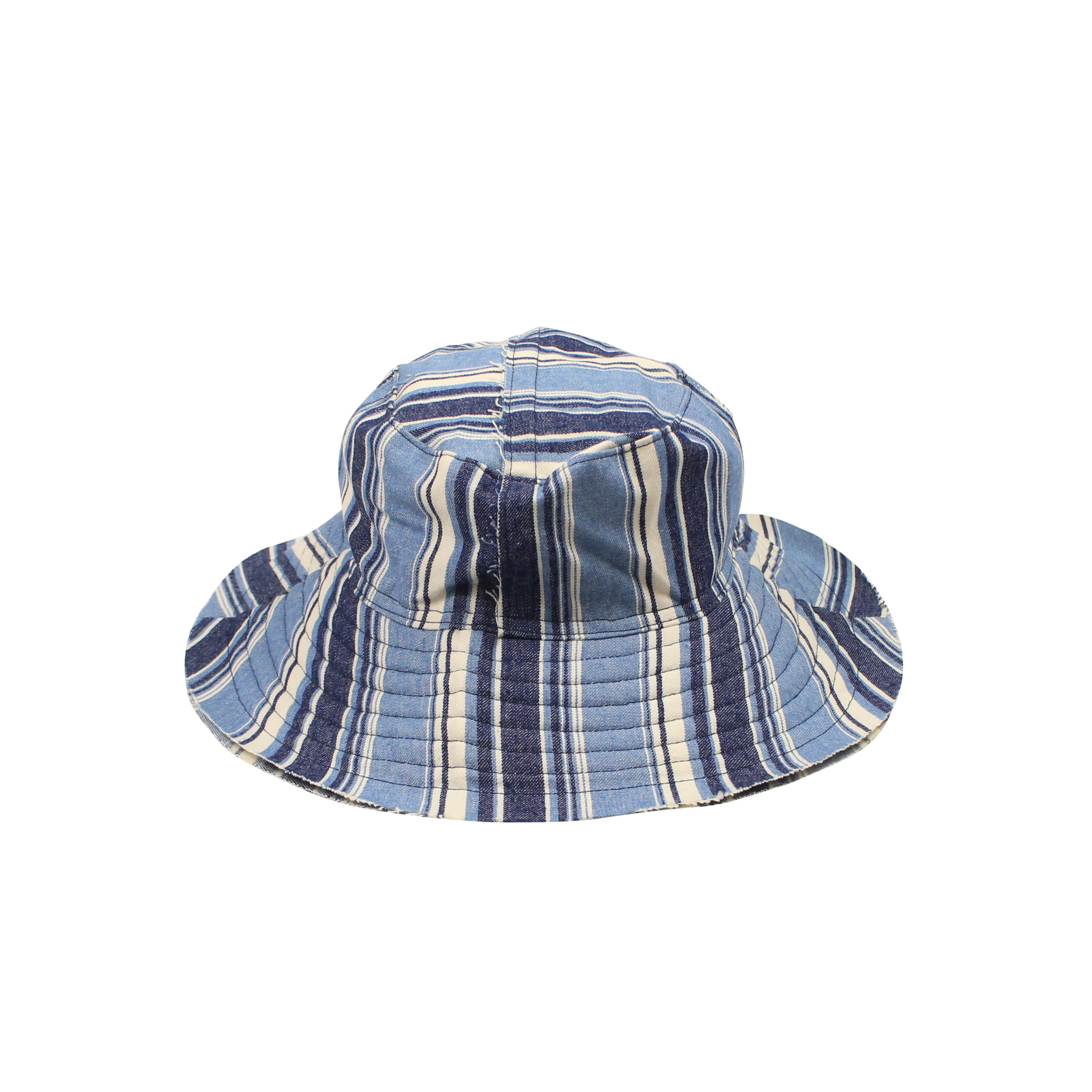 ROBERTO SANCHEZ BLUE STRIPE BUCKET HAT1