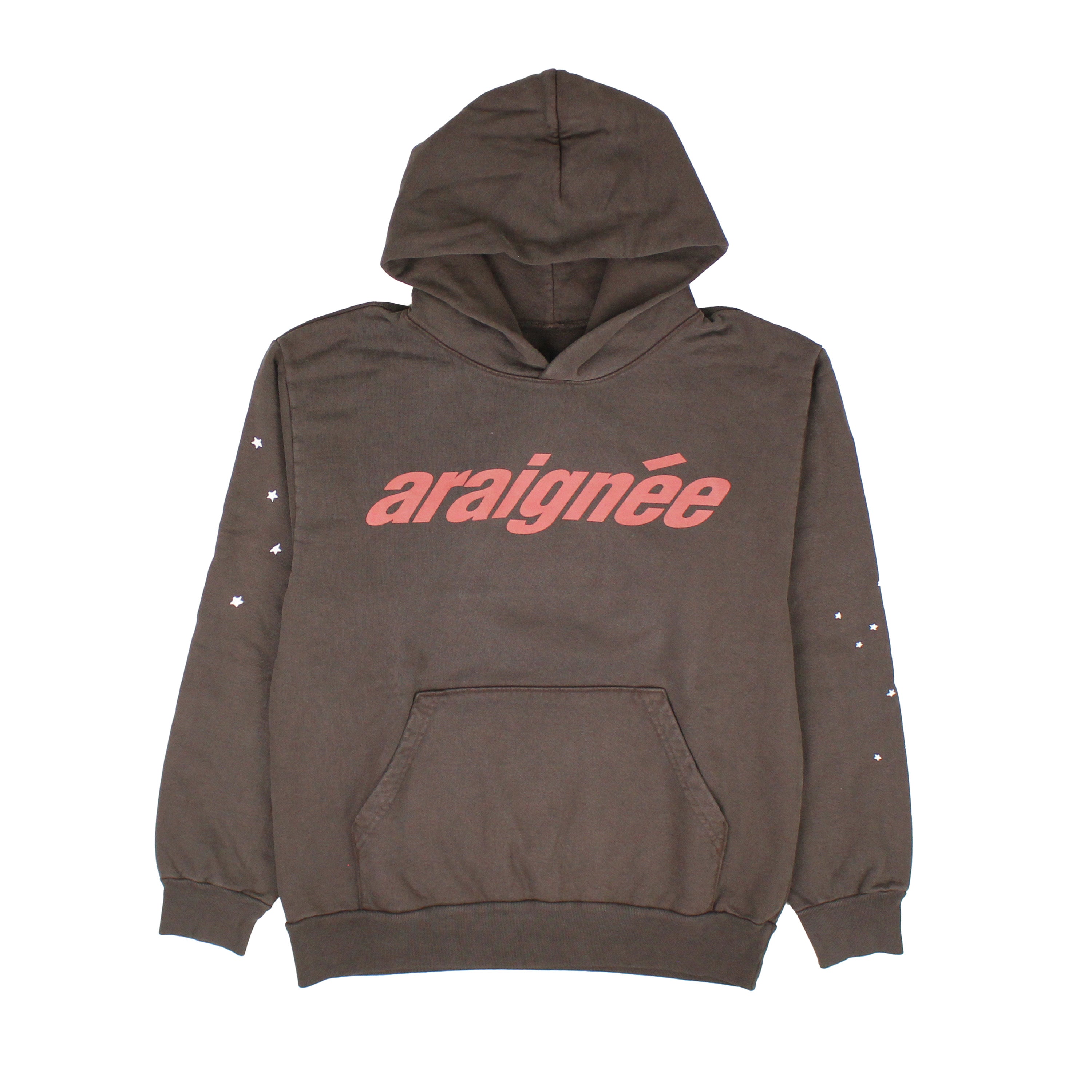 SP5DER Brown Araignee Hoodie1