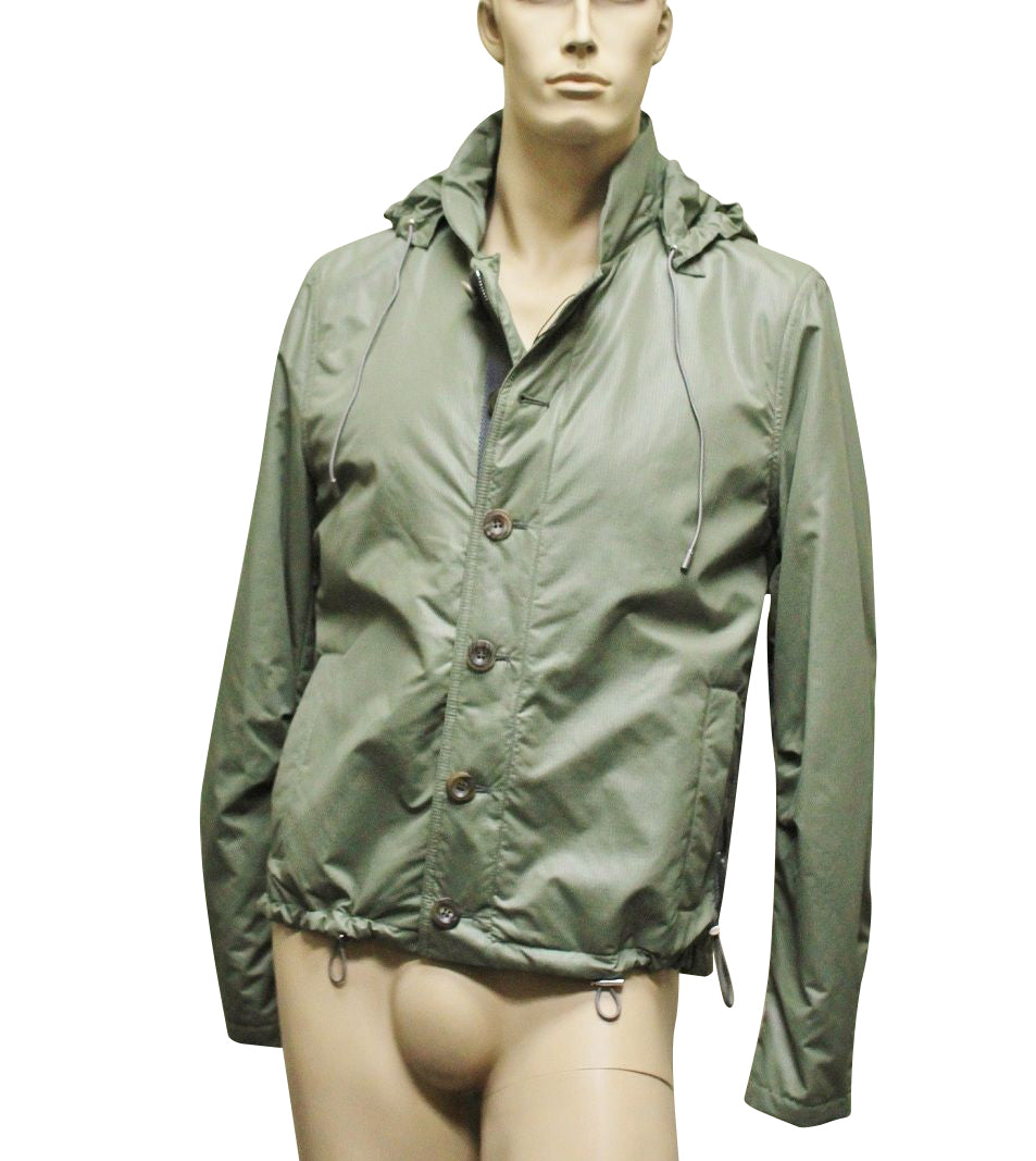 Gucci Men's Green Jacket With Padding