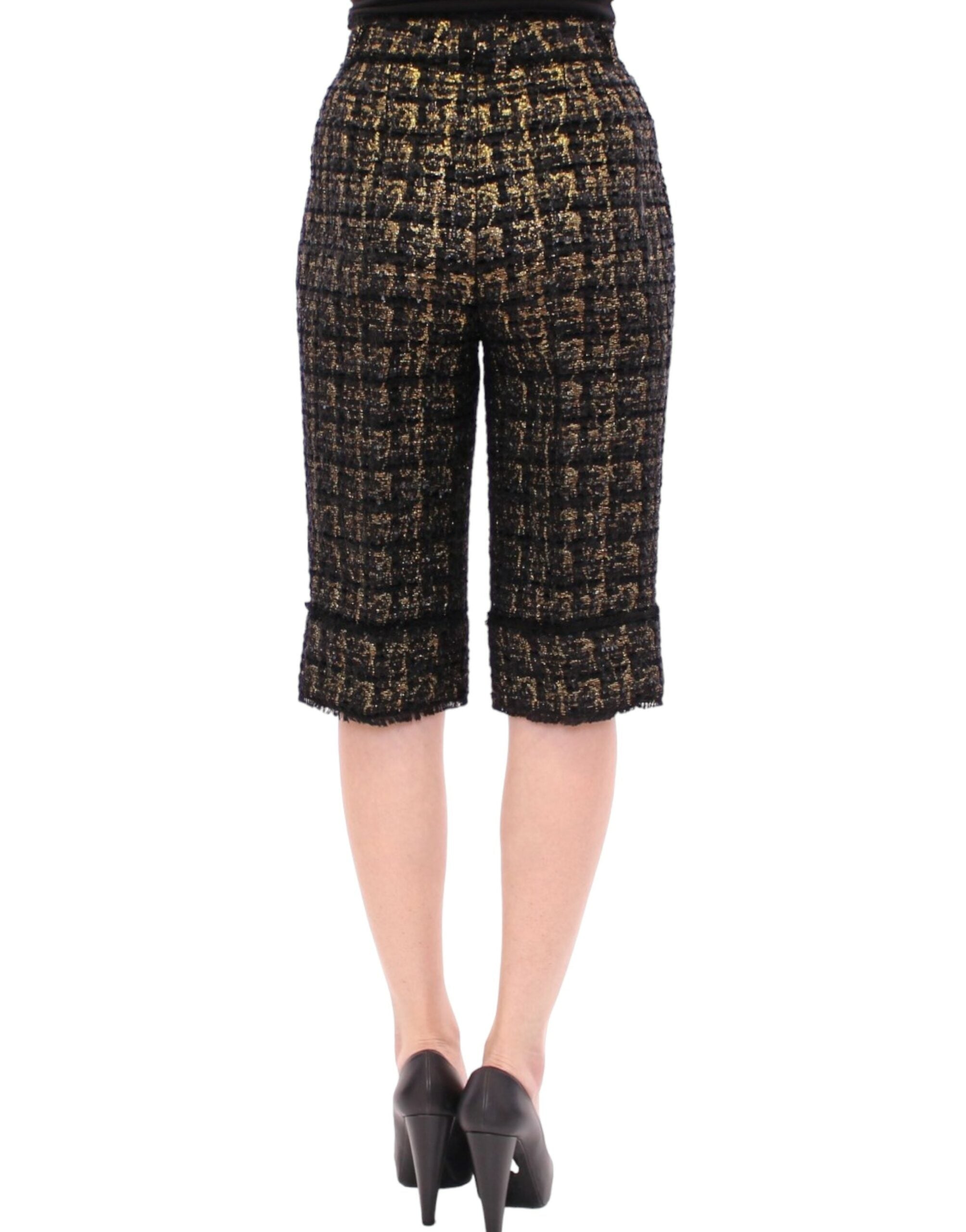 Dolce & Gabbana Elegant Designer Woven Women's Shorts