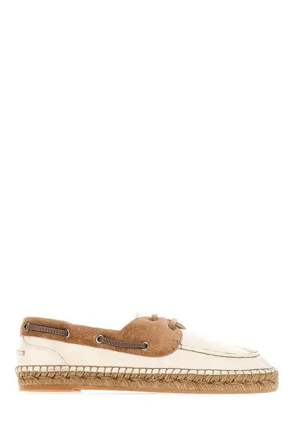 Brunello Cucinelli Women's Stringed Espadrilles  In New Lamb1