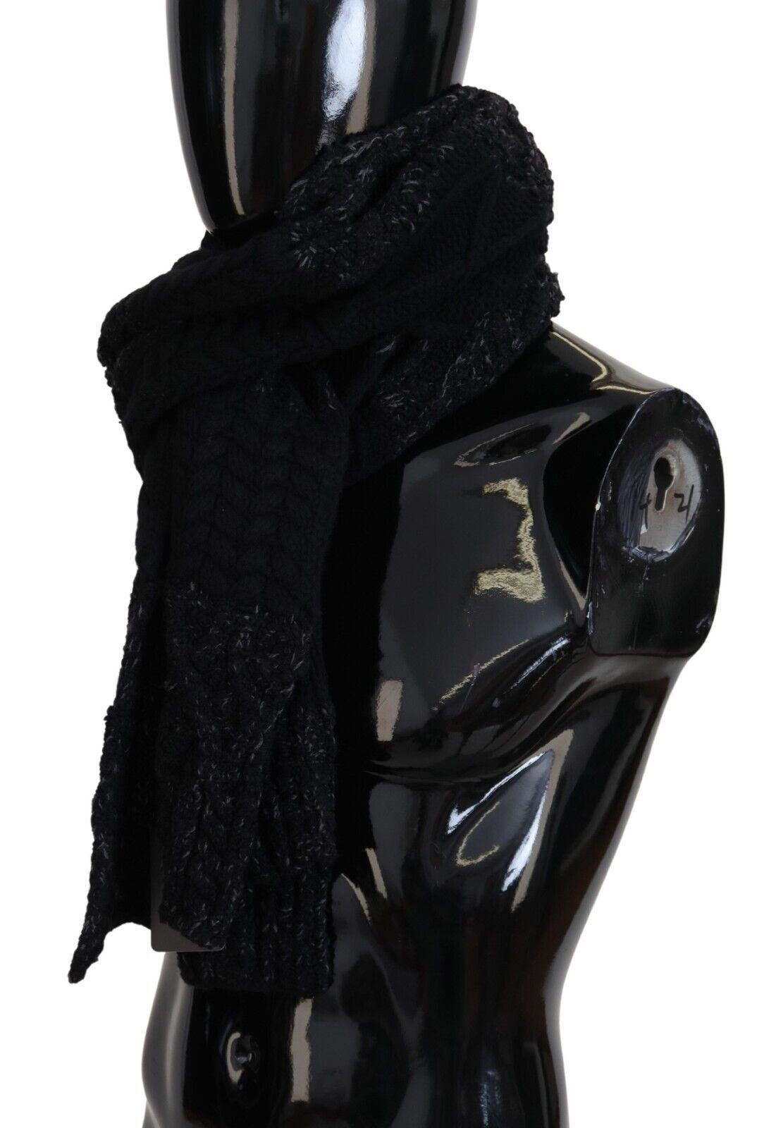 Dolce & Gabbana Elite Black Wool Blend Men's Men's Scarf