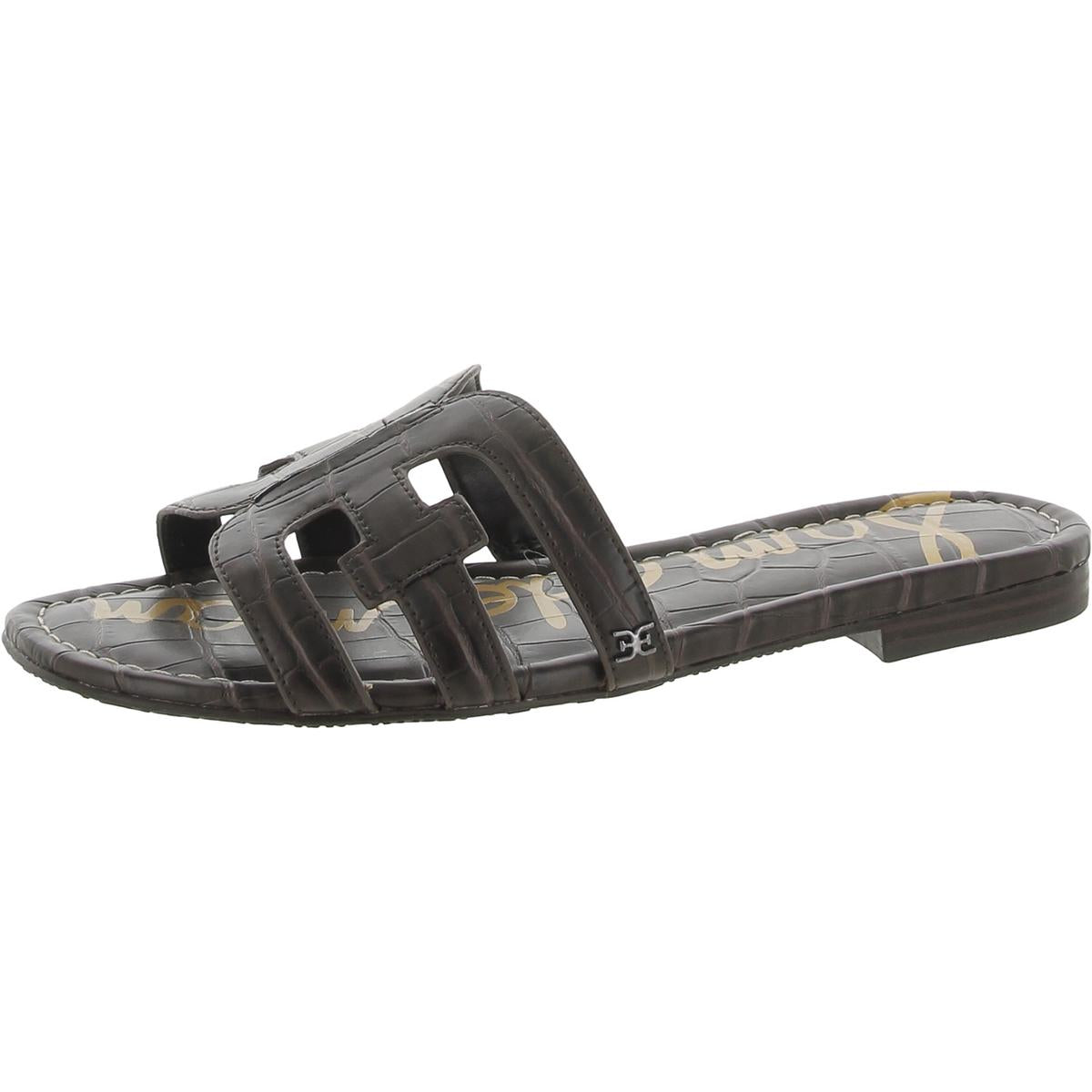 Bay Womens Cut-Out Slip On Slide Sandals