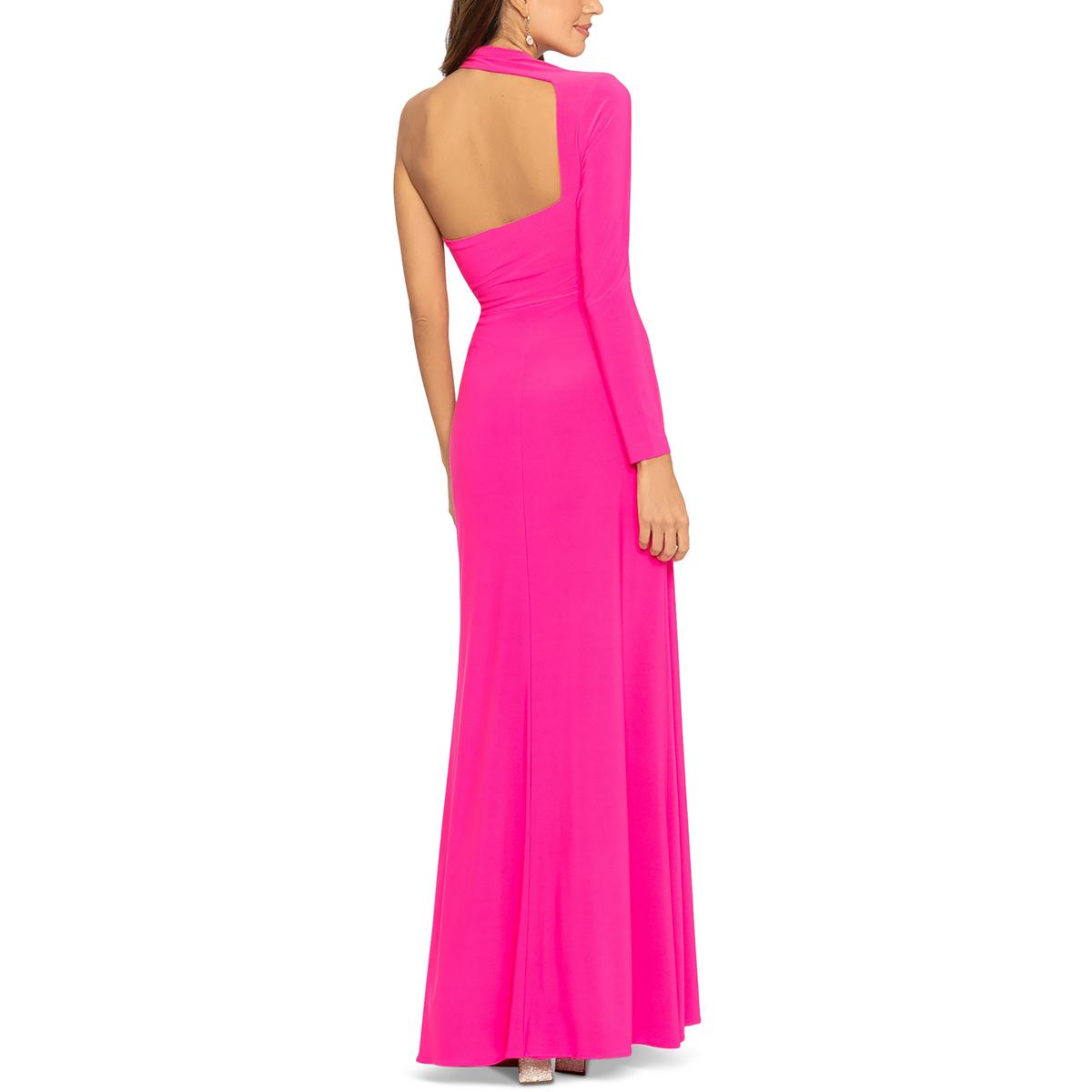 Womens Knit Cut-Out Evening Dress