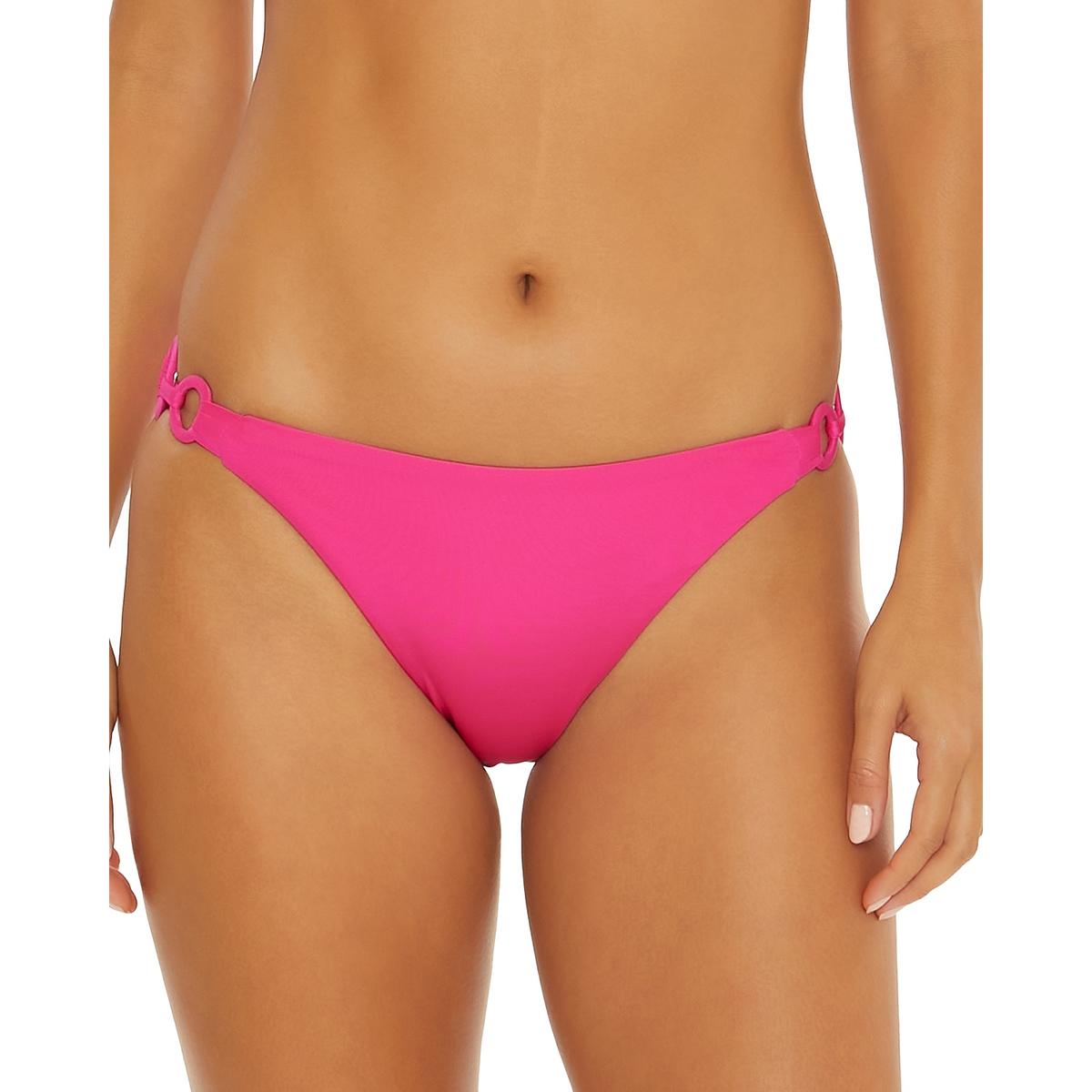 Womens Solid Nylon Swim Bottom Separates