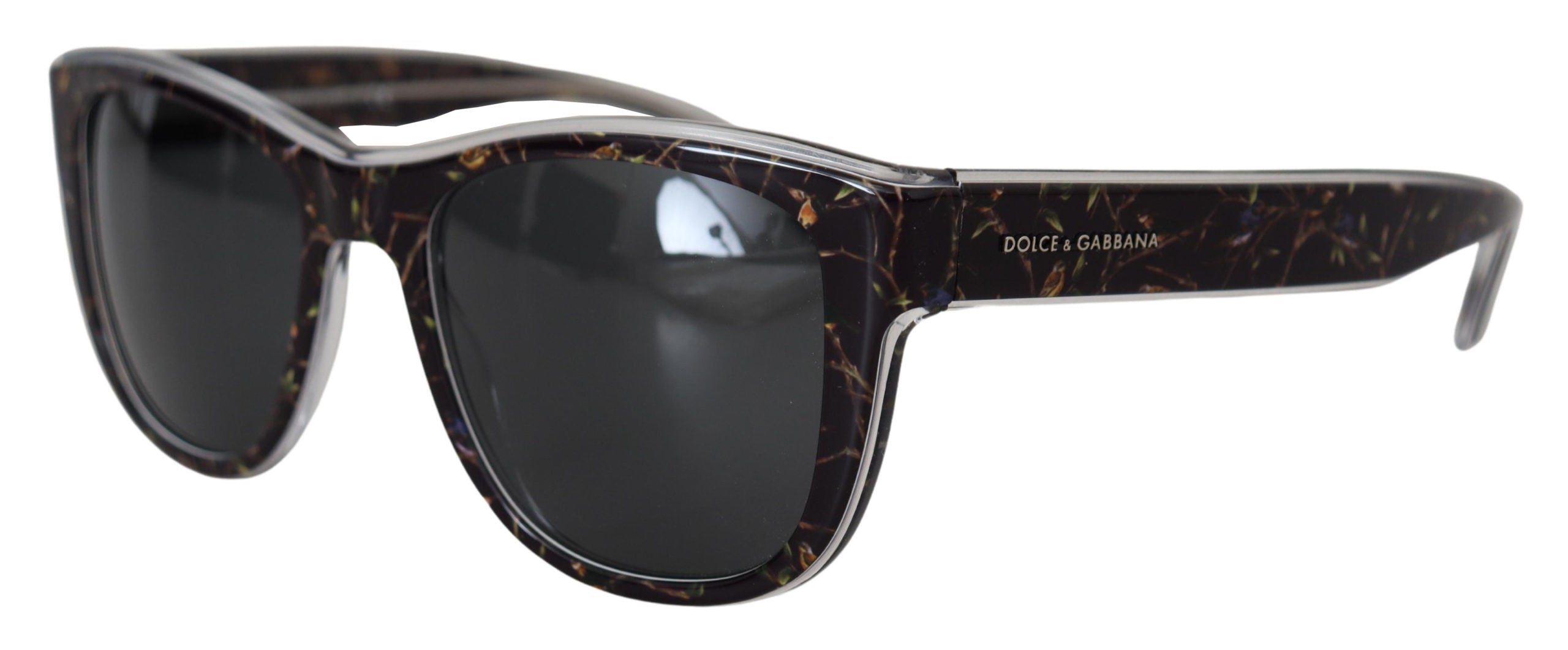 Dolce & Gabbana Elegant Black Acetate Sunglasses for Women's Women