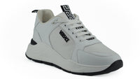 Versace Sleek White Calf Leather Men's Sneakers8