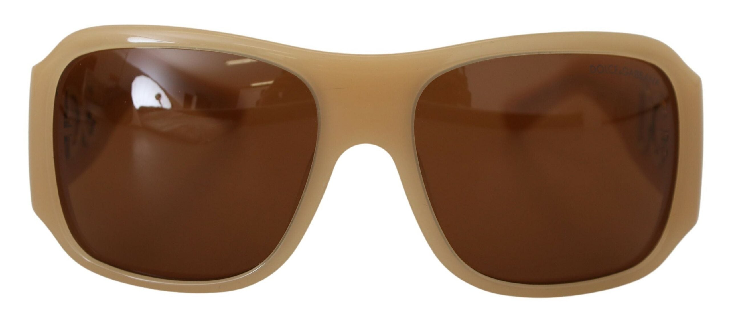 Dolce & Gabbana Elegant Cream Swarovski Women's Sunglasses