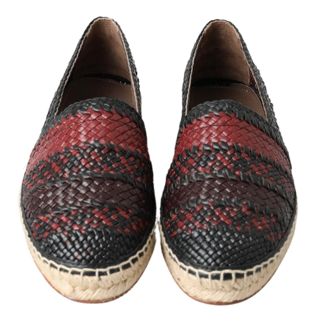 Dolce & Gabbana Elegant Woven Leather Men's Espadrilles