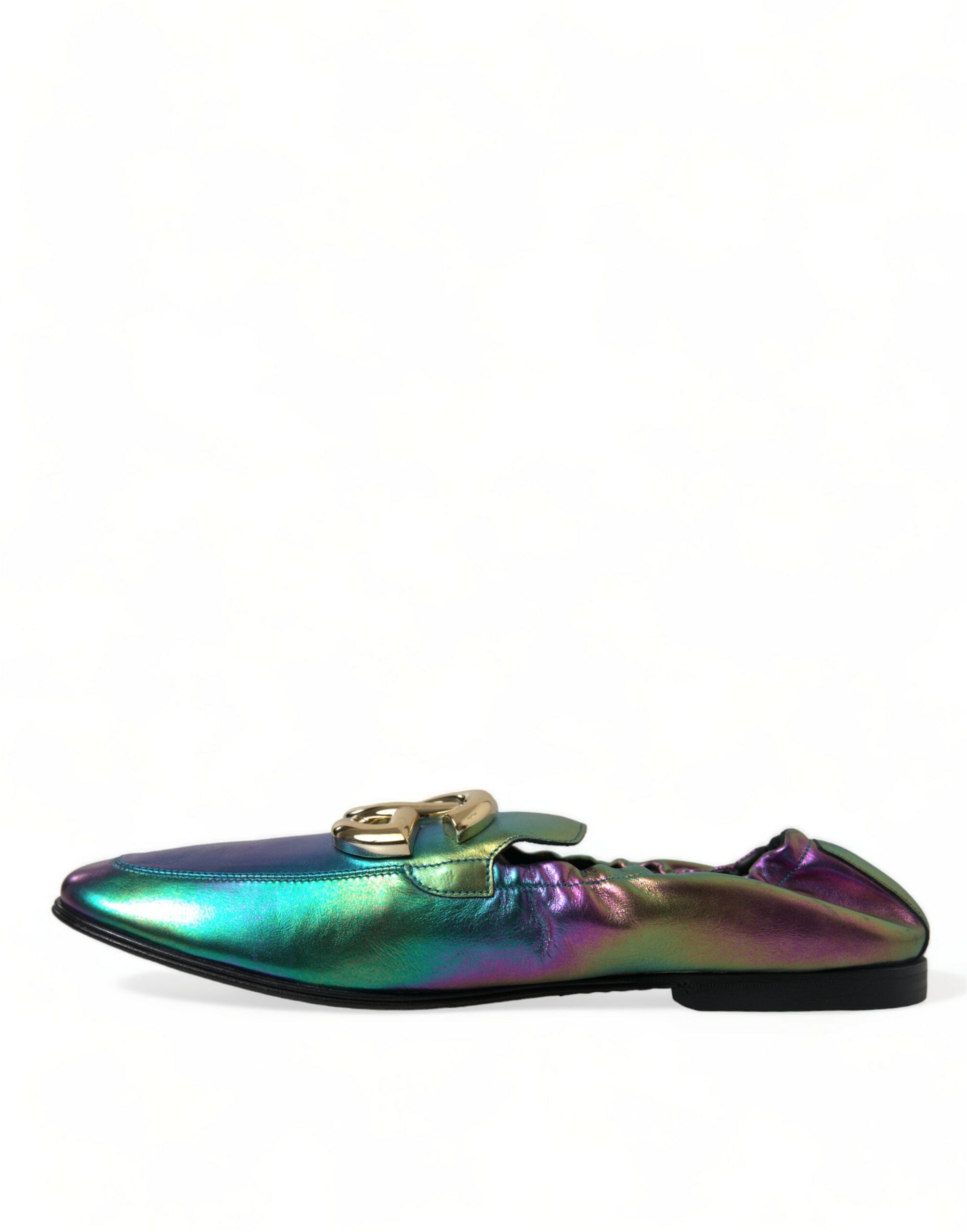 Dolce & Gabbana Elegant Iridescent Loafers for Men's Gents