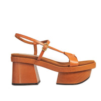 Stella McCartney Women's 'Altea' Platform Block Heel Sandal in Brown1