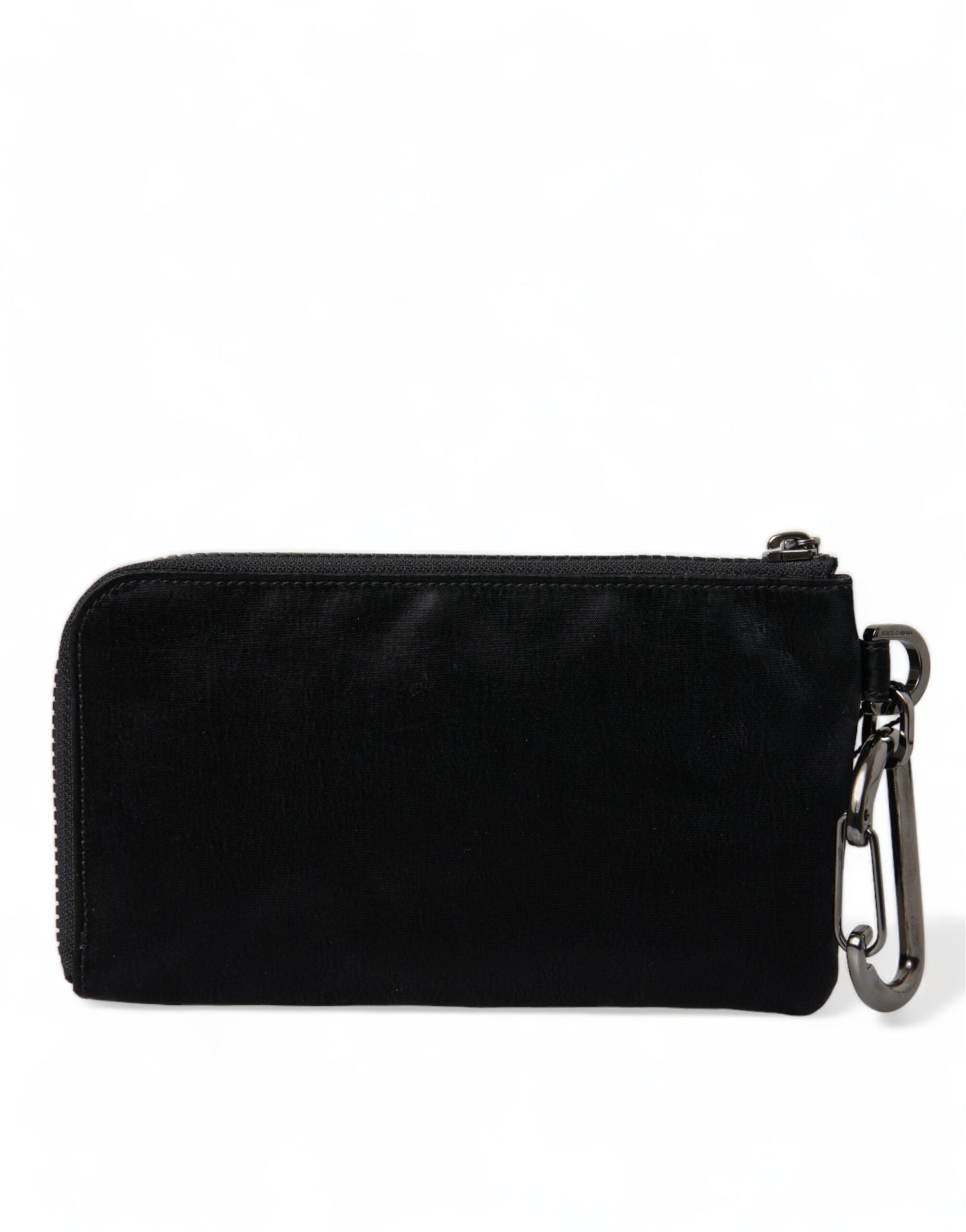 Dolce & Gabbana Chic Nylon-Leather Designer Women's Pouch