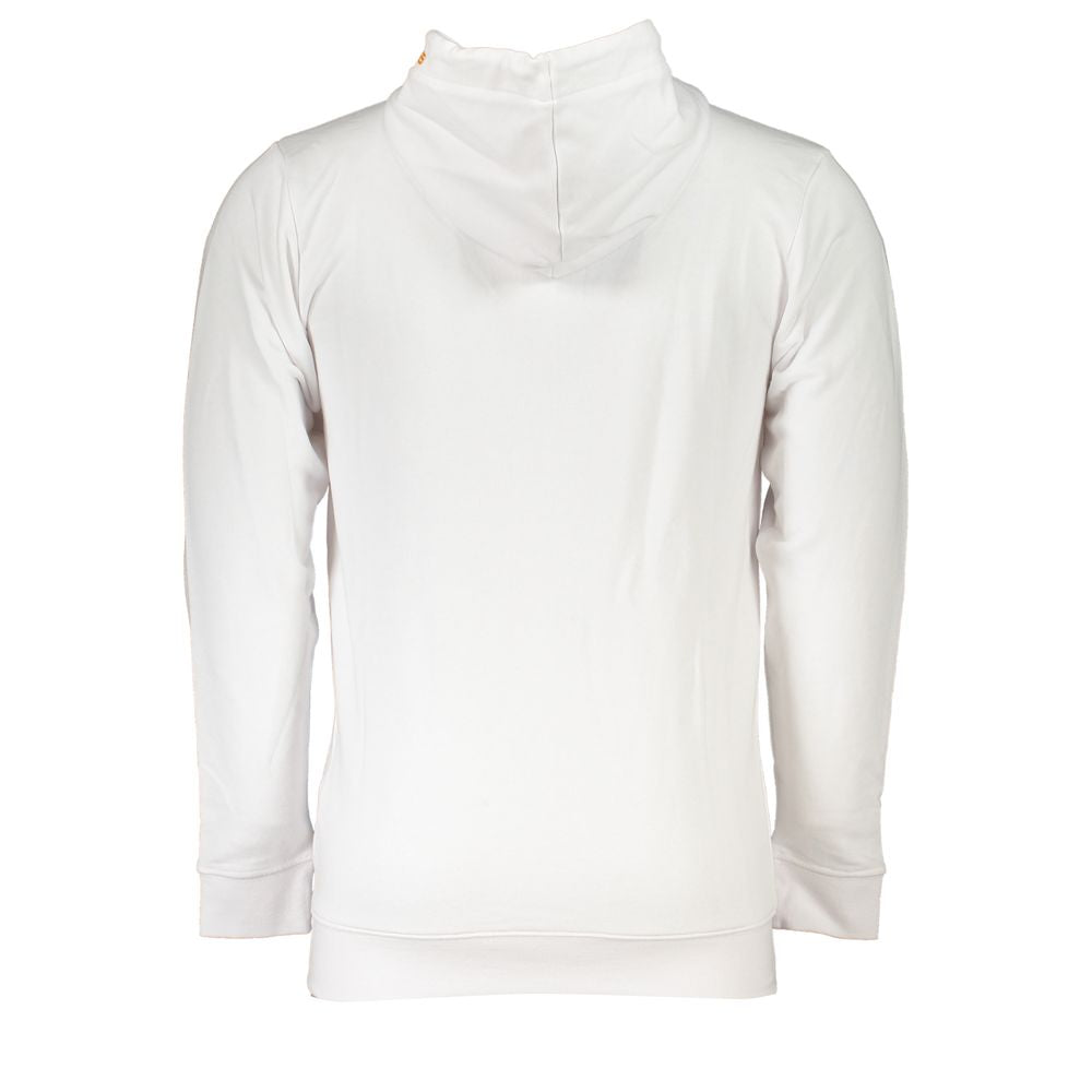 Cavalli Class White Cotton Mens Hooded Men's Sweater