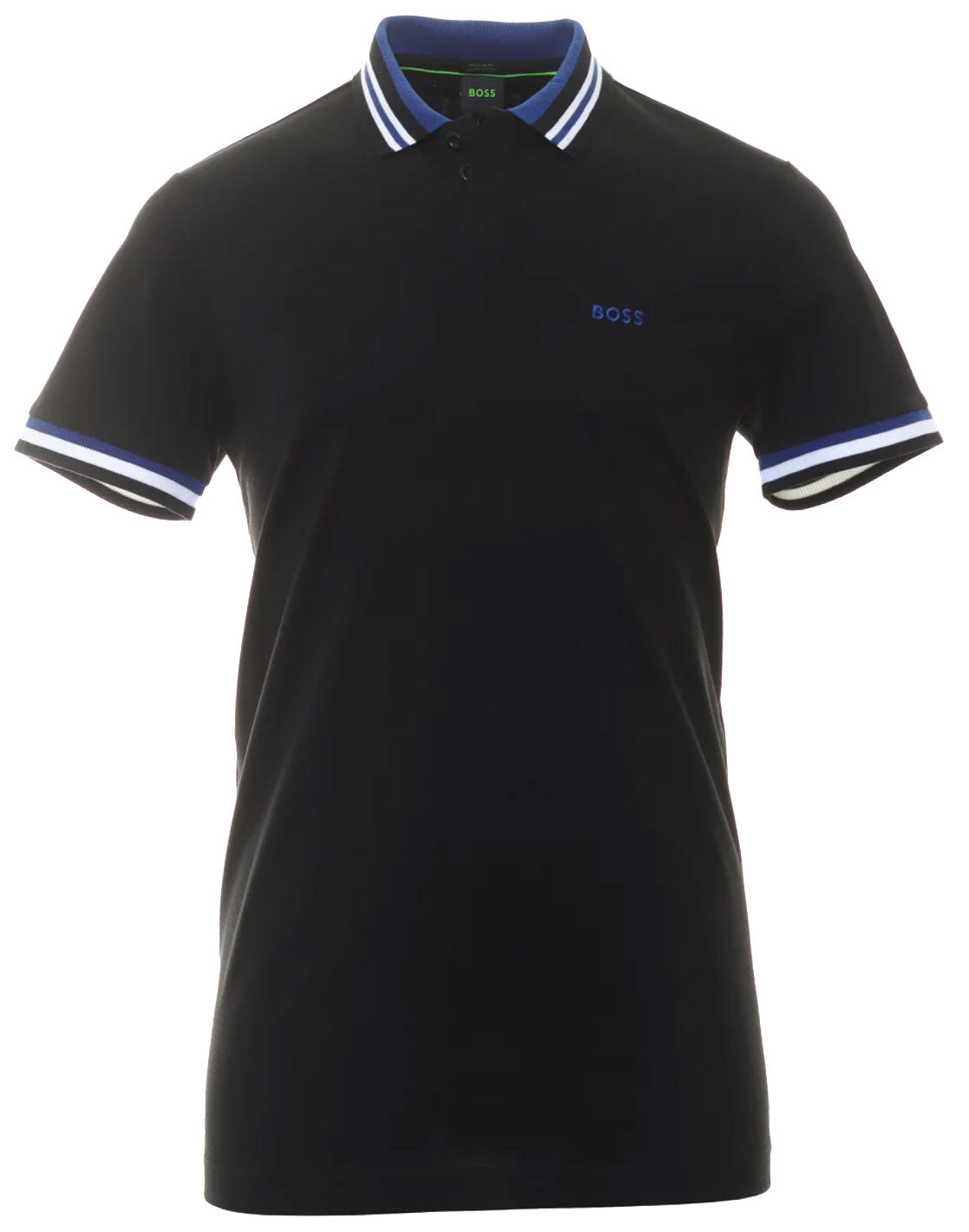 Hugo Boss Men's Paddy 2 NCSA Short Sleeve Cotton Polo, Navy1