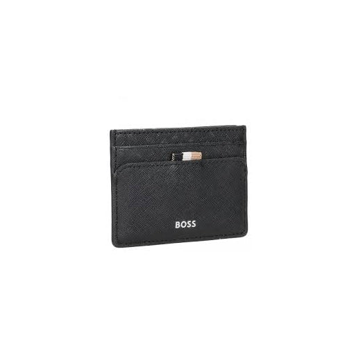 Hugo Boss Men's Zair Leather Card Case Wallet, Black2