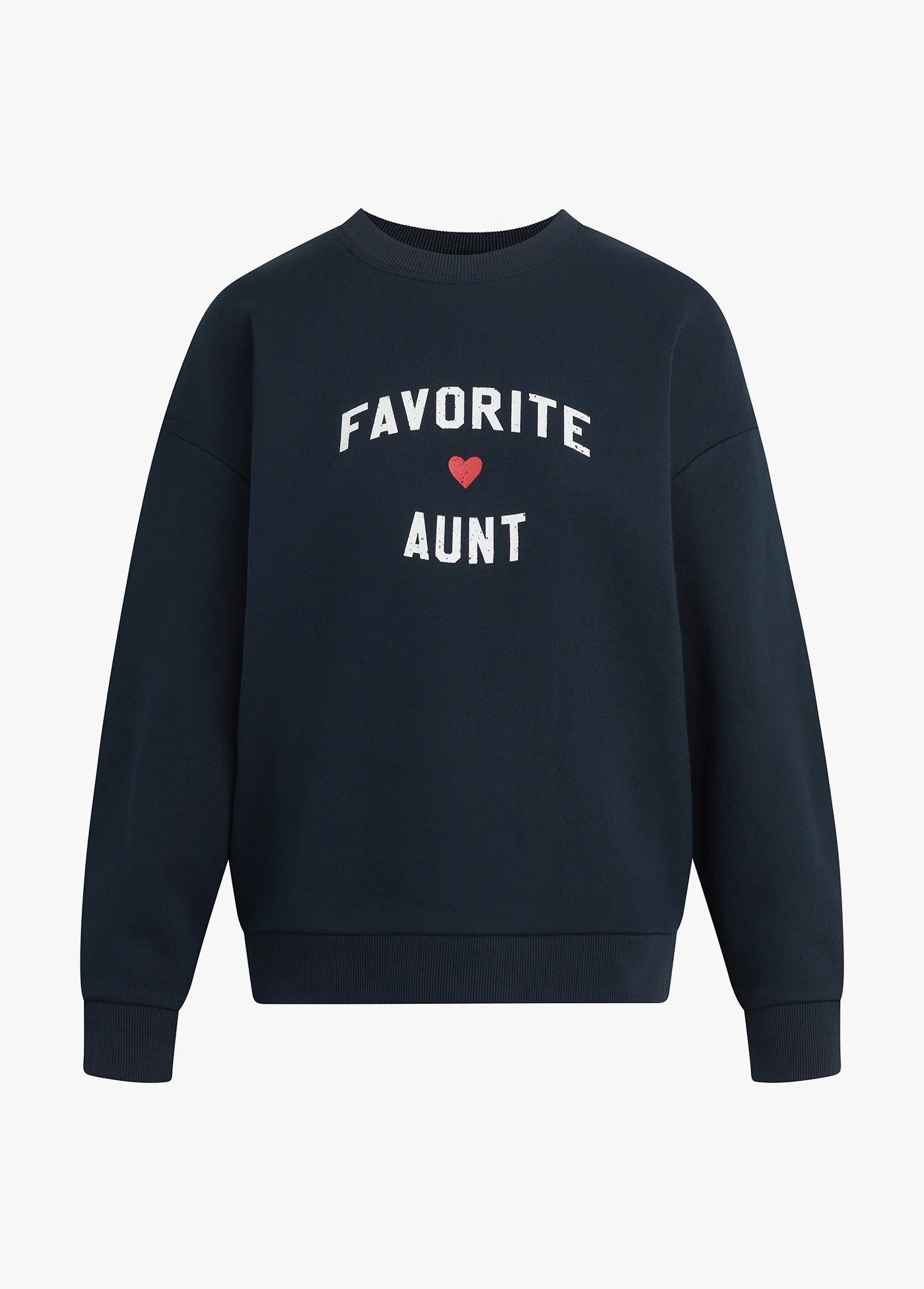 Favorite Daughter Favorite Aunt Heart Logo Sweatshirt, Navy1