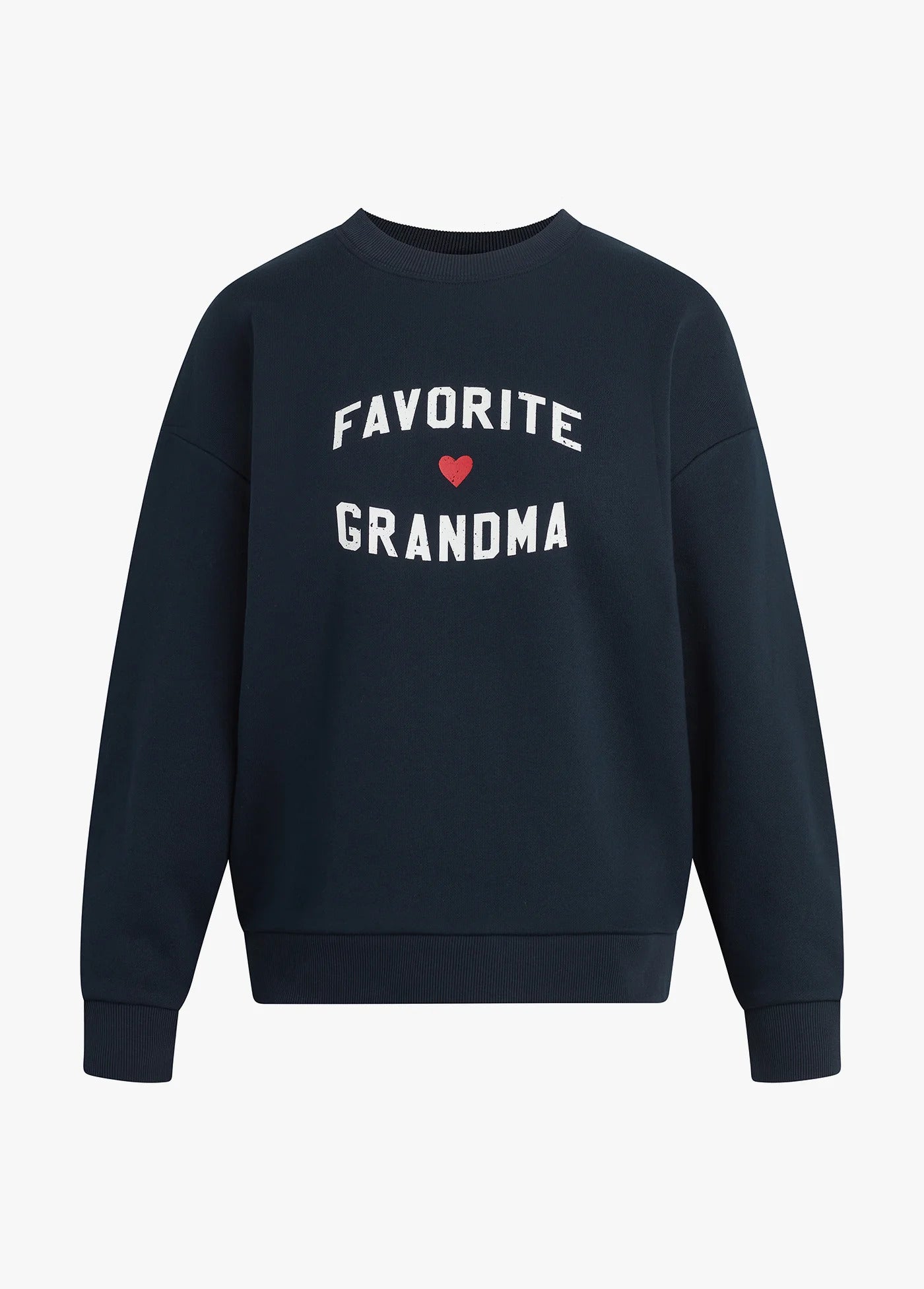 Favorite Daughter Favorite Grandma Heart Logo Sweatshirt, Navy1