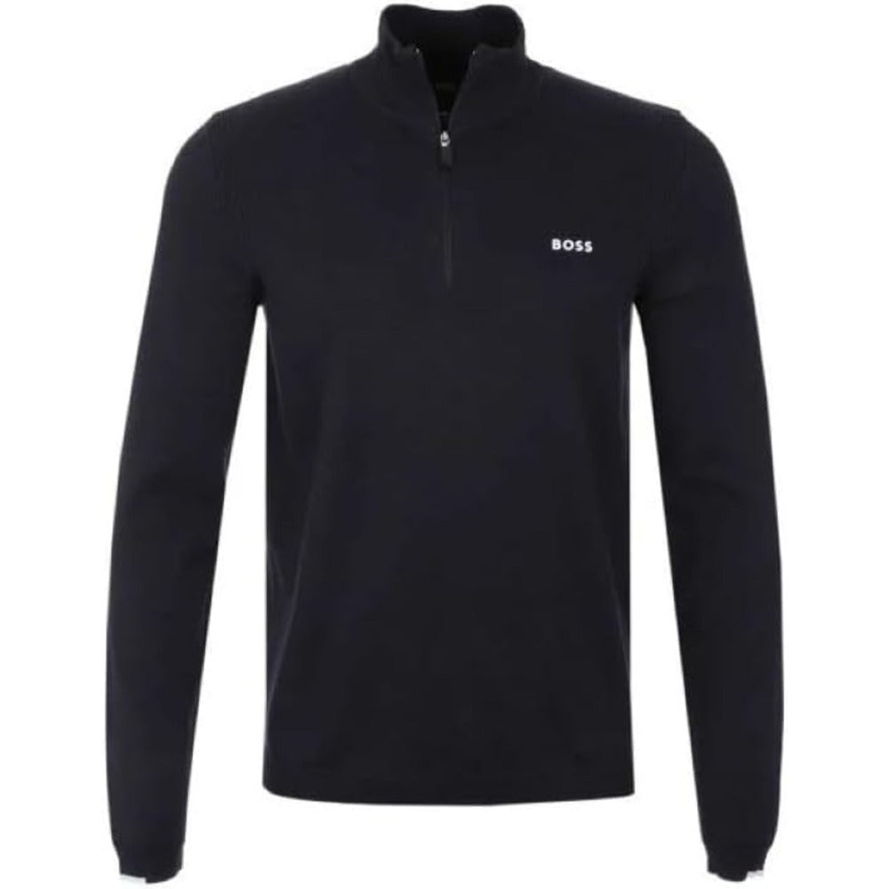 Hugo Boss Men's Ever-X Tech Flex Quarter-Zip Sweatshirt, Black1