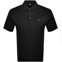 Hugo Boss Men's Parris 01 Metal Logo Polo Shirt, Black1