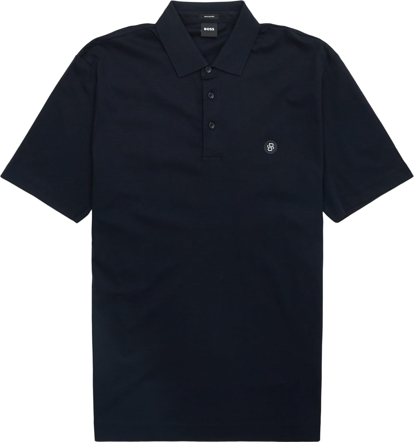 Hugo Boss Men's Parris 01 Metal Logo Polo Shirt, Navy1