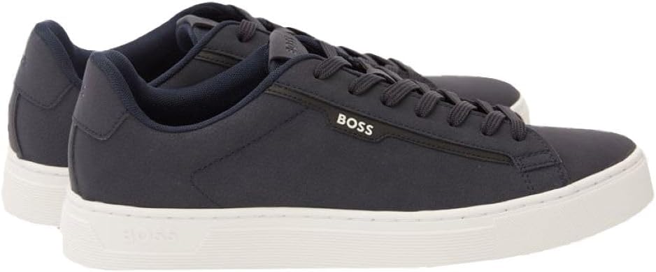 Hugo Boss Men's Rhys Cupsole Tennis Sneaker, Dark Blue1