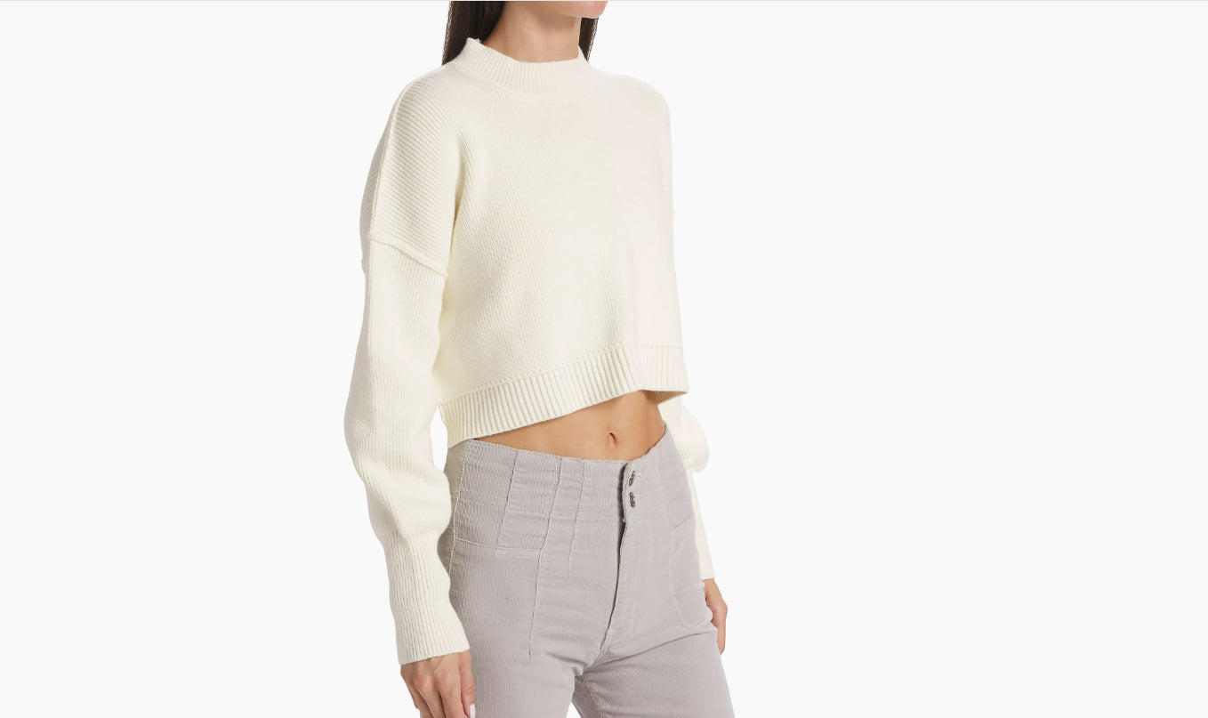 Free People Women's Easy Street Crop Pullover, Moonglow1