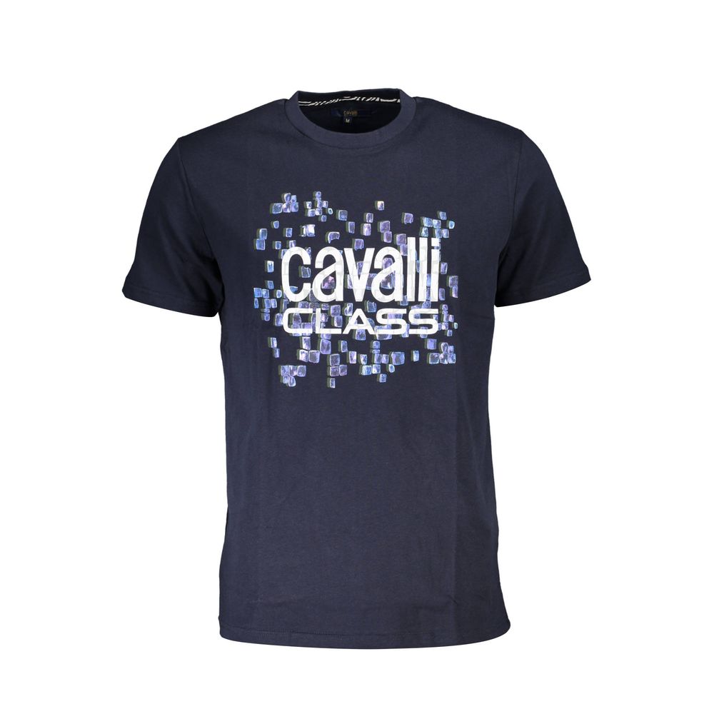 Cavalli Class Blue Cotton Men's T-Shirt