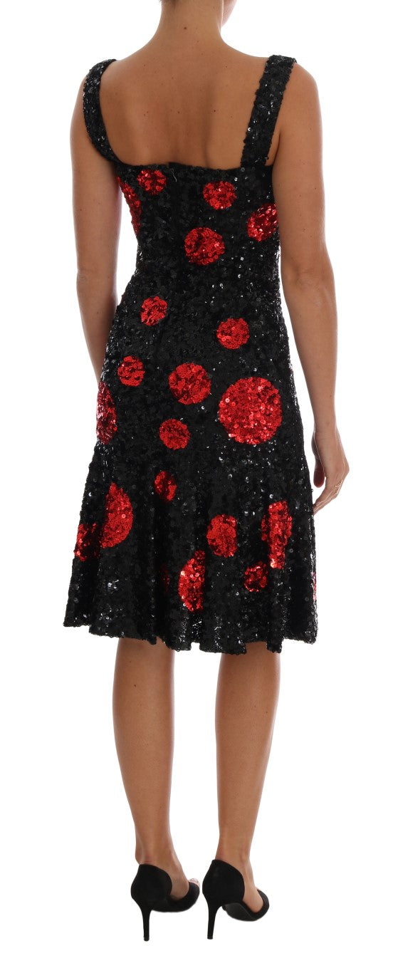 Dolce & Gabbana Elegant Polka Dotted Shift Women's Dress