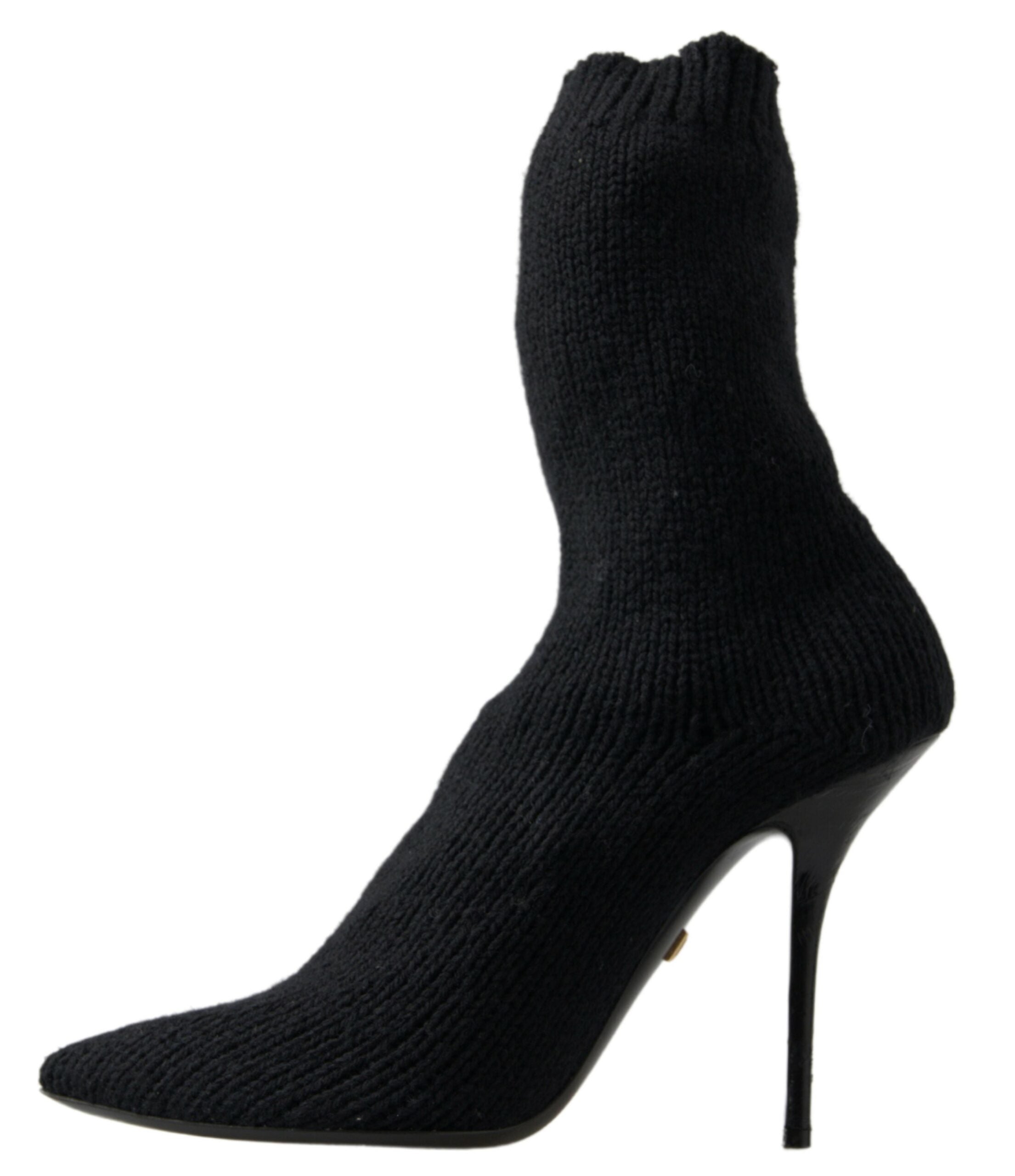 Dolce & Gabbana Elegant Black Viscose Mid-Calf Women's Boots