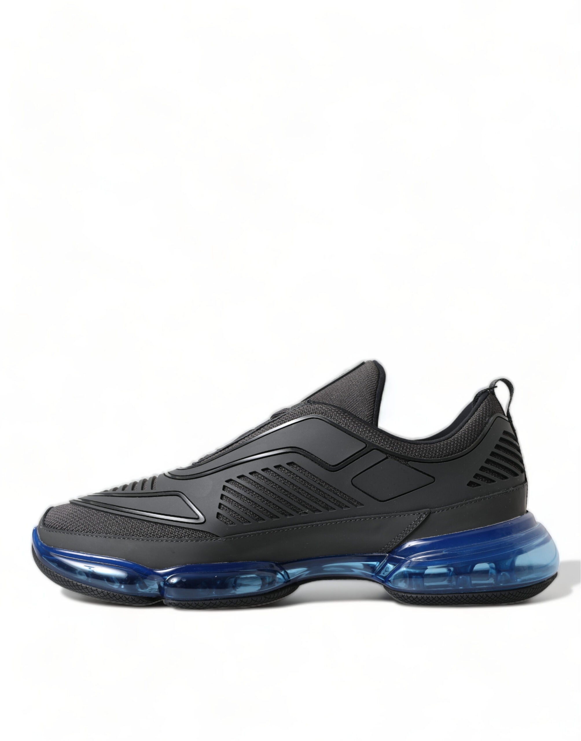 Prada Elegant Men's Black Mesh Men's Sneakers