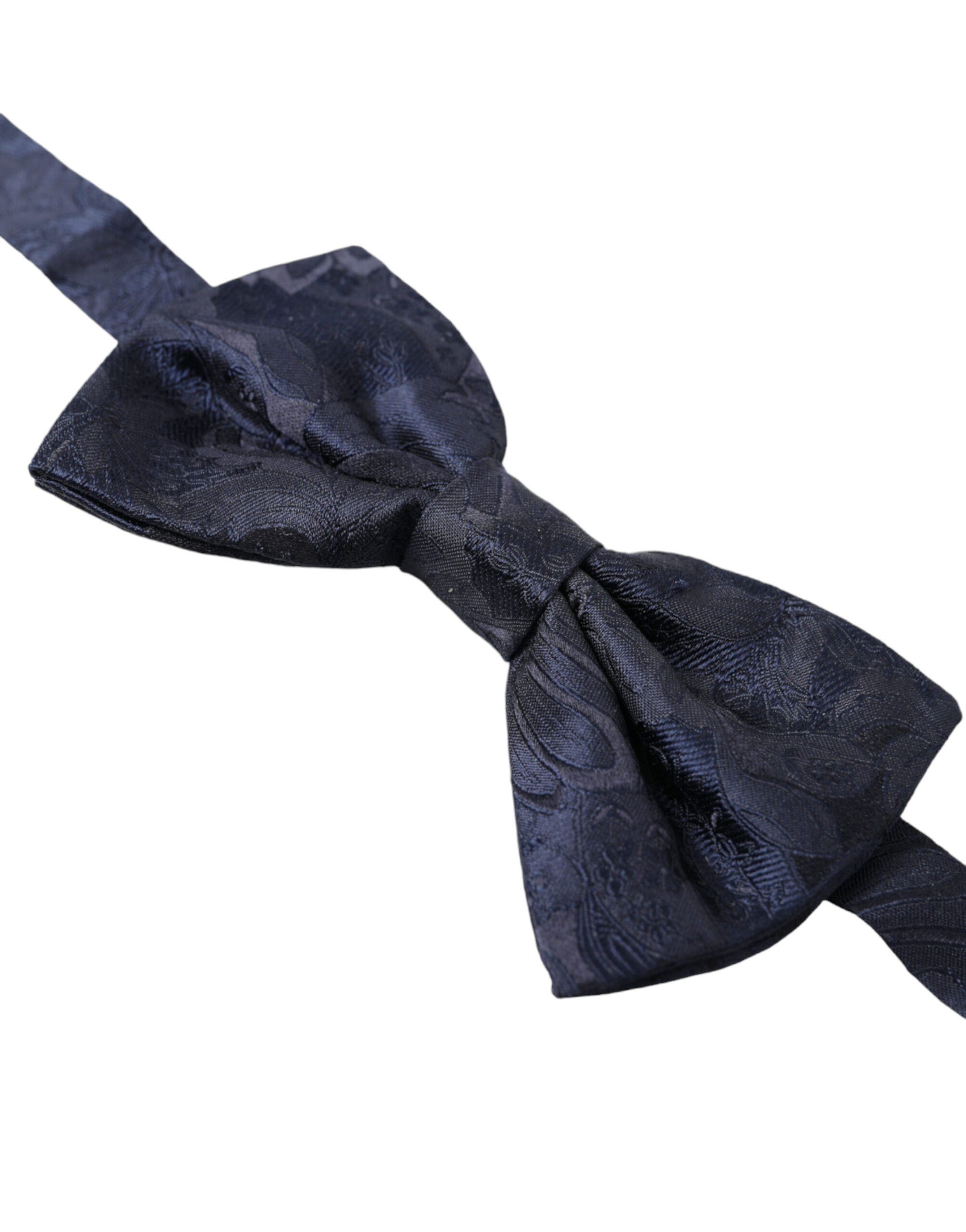 Dolce & Gabbana Elegant Silk Blue Bow Men's Tie