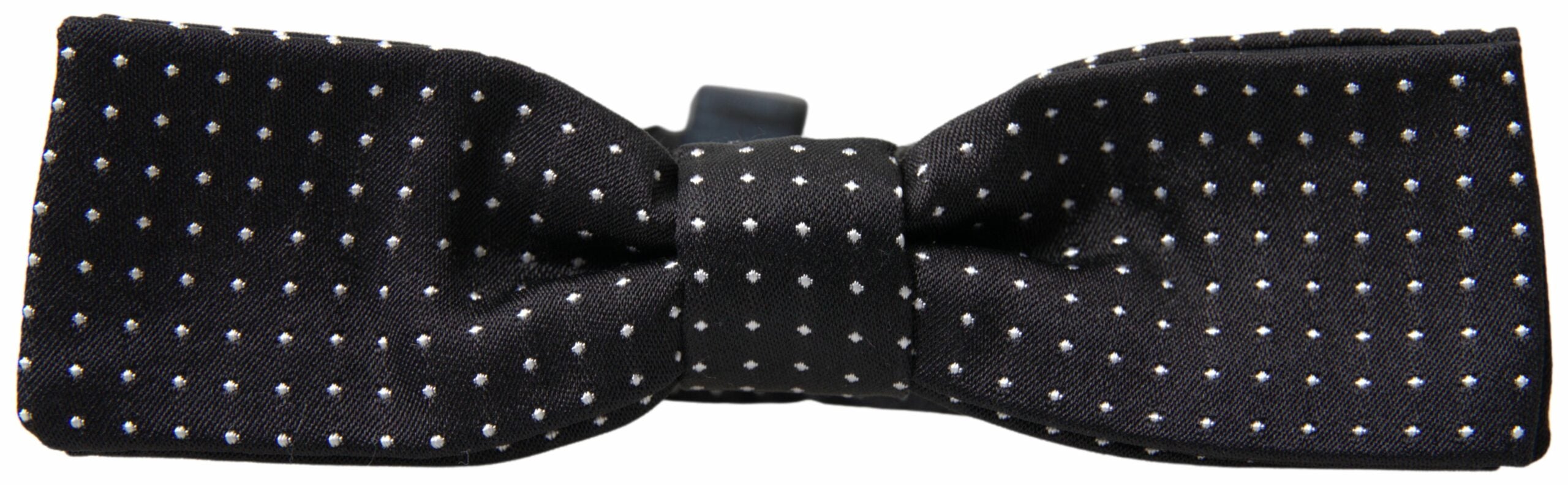 Dolce & Gabbana Elegant Silk Black Bow Men's Tie