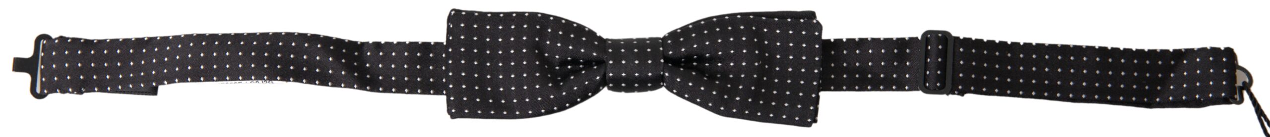 Dolce & Gabbana Elegant Silk Black Bow Men's Tie